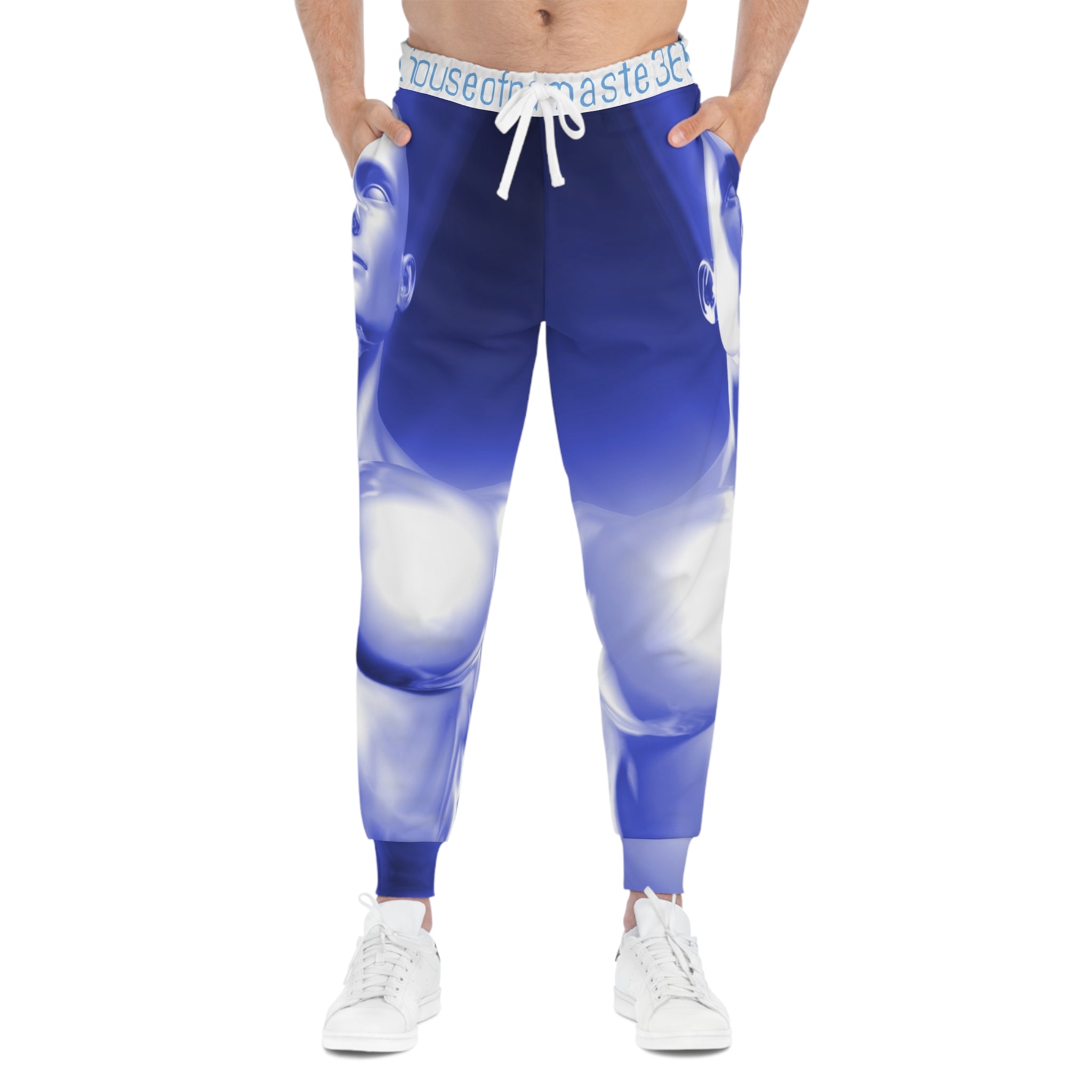 Stylish Athletic Joggers with Bold Graphic Design, Unisex Workout Pants, Casual Lounge Wear, Fitness Gifts, Activewear for Him/Her