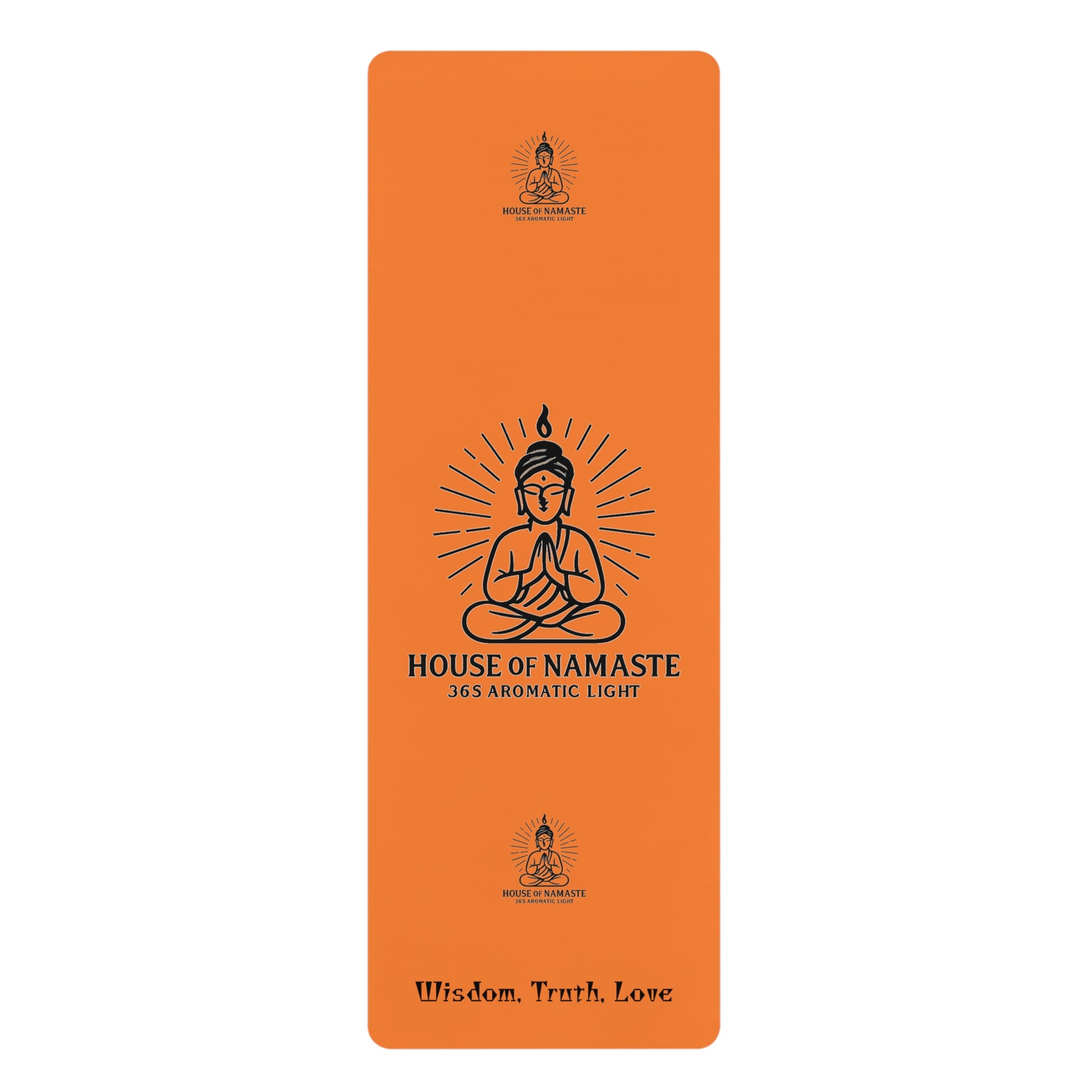 Inspirational House of Namaste 365 Yoga Mat - House of Namaste, Meditation Mat, Fitness Mat, Home Workout Accessory, Gift for Yogis