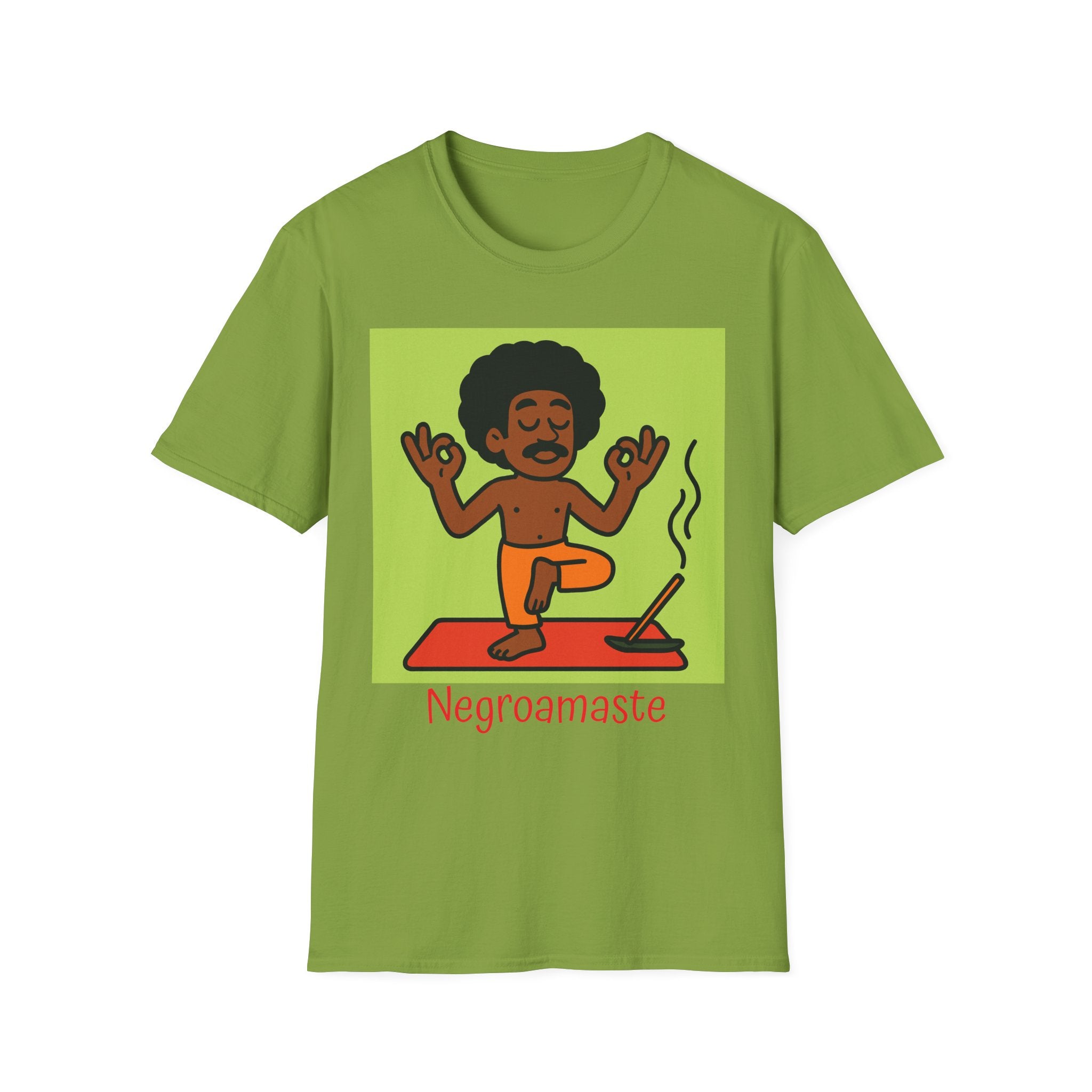 Yoga Brats "Negroamaste" T-Shirt, Unisex Yoga Tee, Funny Yoga Shirt, Namaste Shirt, Gift for Yoga Lovers, Relaxation. Top