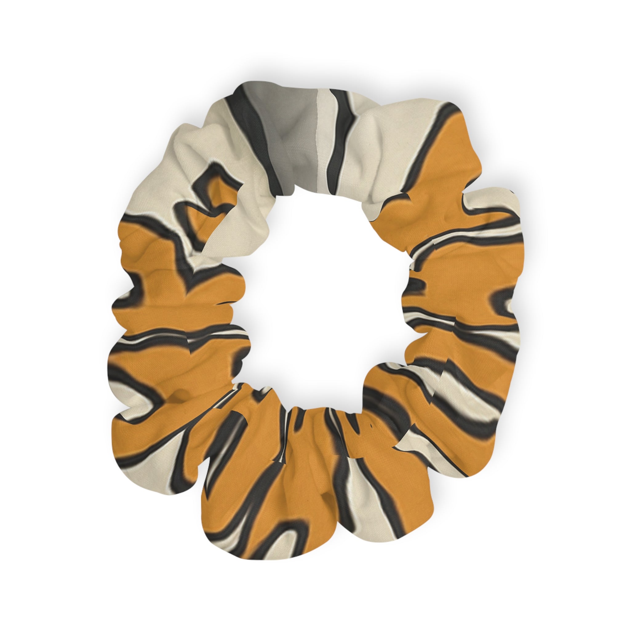 Yoga Brats "Centered" Scrunchie | Wild Vibes Hair Accessory | Perfect for Animal Lovers, Gifts, Summer Fashion, and Festivals