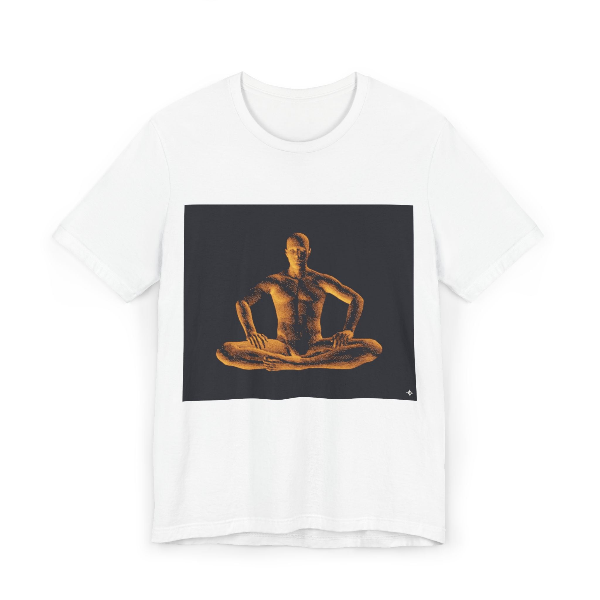 Meditative Man Unisex T-Shirt, Yoga Shirt, Mindfulness Tee, Spiritual Apparel, Gift for Yoga Lovers, Meditation Lover Top