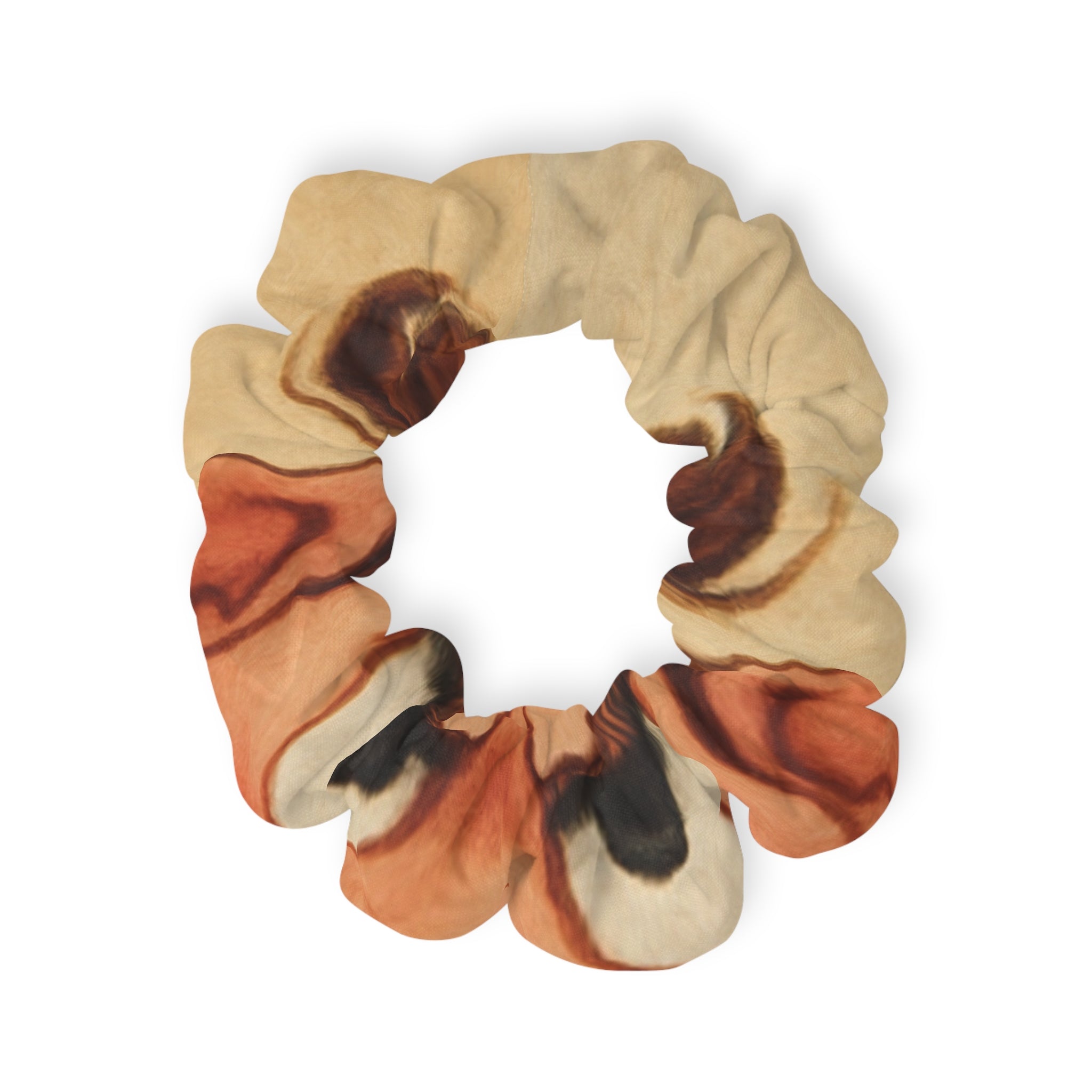 Artistic Tie-Dye Scrunchie, Hair Accessory for Bohemian & Casual Styles, Gift for Birthdays, Festivals, or Self-Care Days