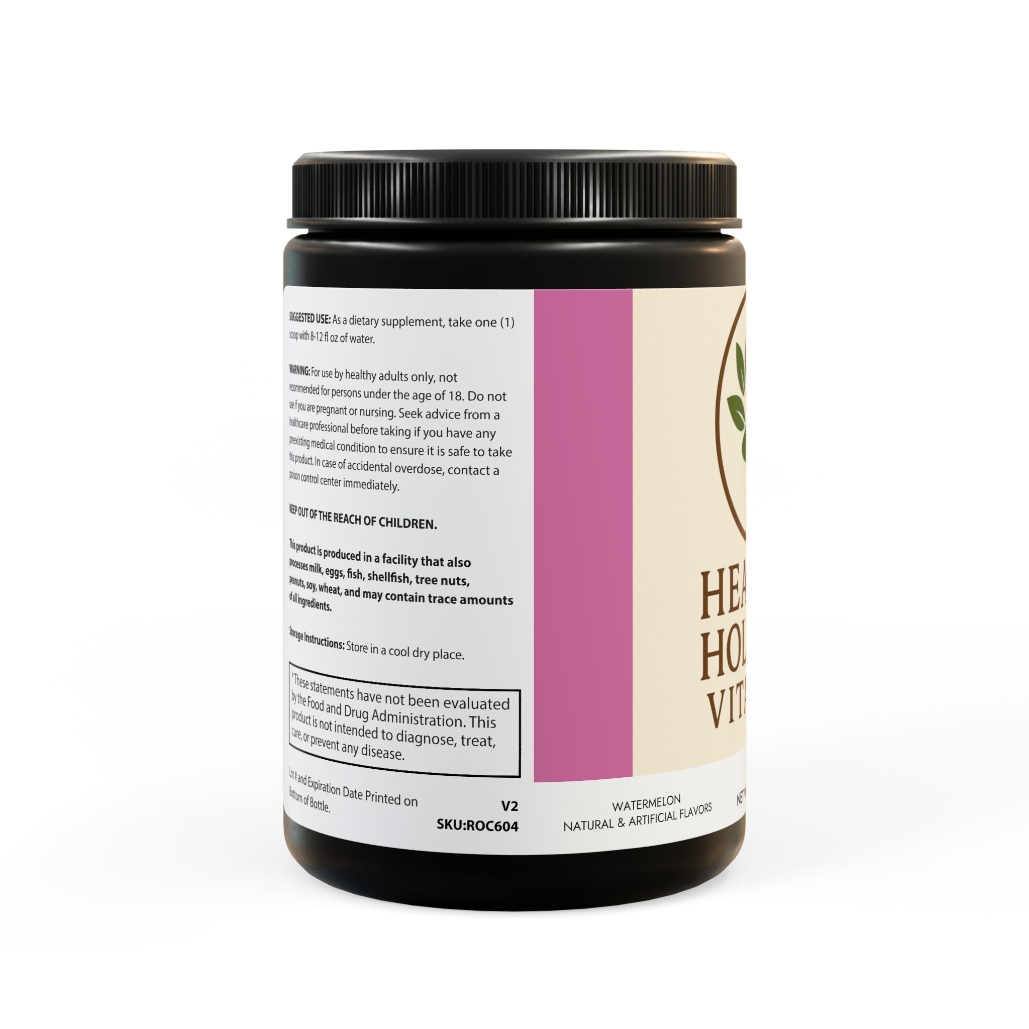 BCAA Supplement, Watermelon (325g, 11.46oz, 45 servings)