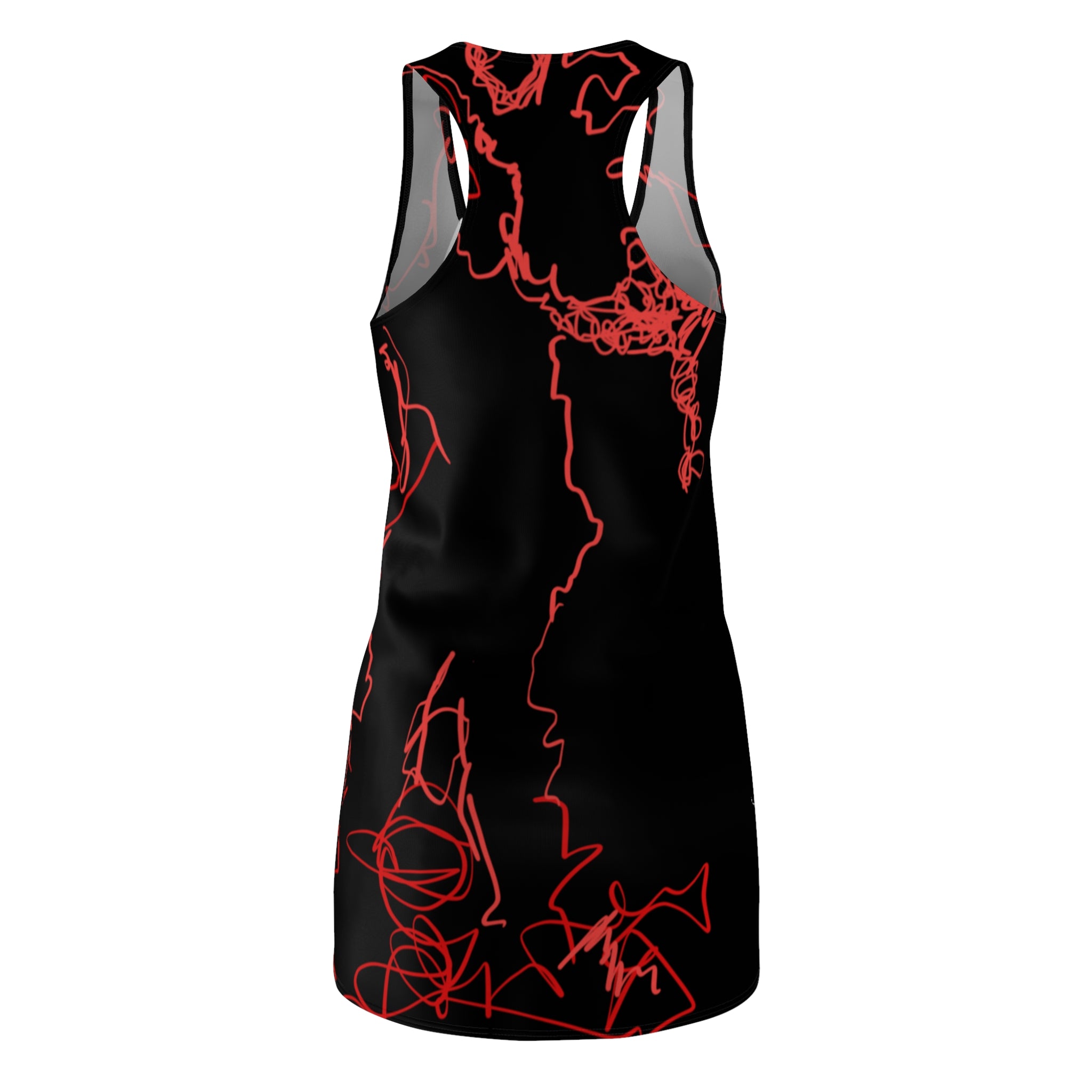 Guru K. A. Navi abstract exhibit from his latest designs., Stylish Summer Dress, Unique Art Wear, Perfect for Festivals, Casual Outfits, Gift for Art Lovers