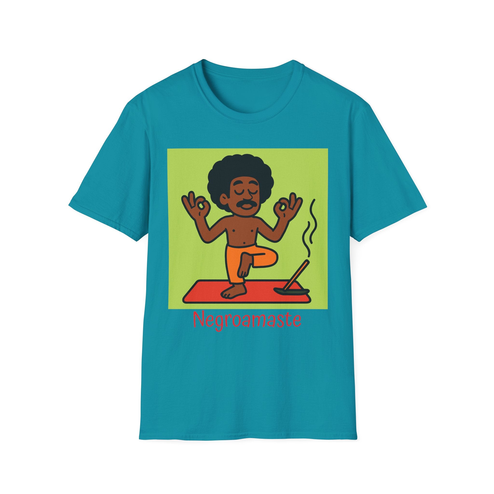 Yoga Brats "Negroamaste" T-Shirt, Unisex Yoga Tee, Funny Yoga Shirt, Namaste Shirt, Gift for Yoga Lovers, Relaxation. Top