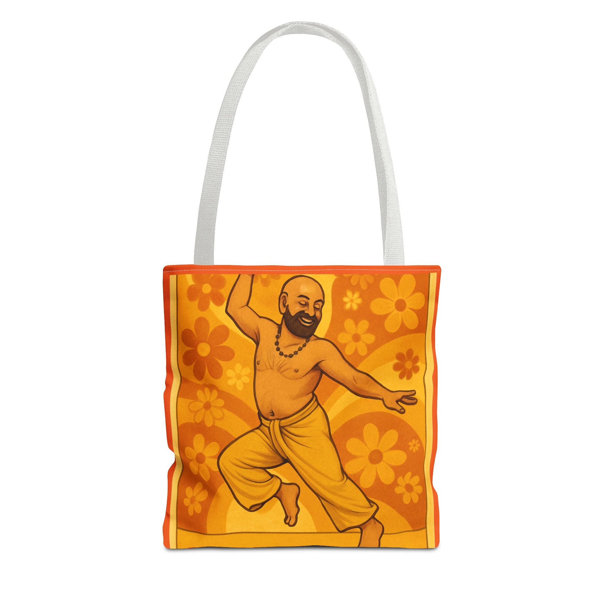 Bohemian Tote Bag, Vibrant Art Tote, Peace & Love Shopper, Floral Print Bag, Vintage Style Accessory, Festival Essential