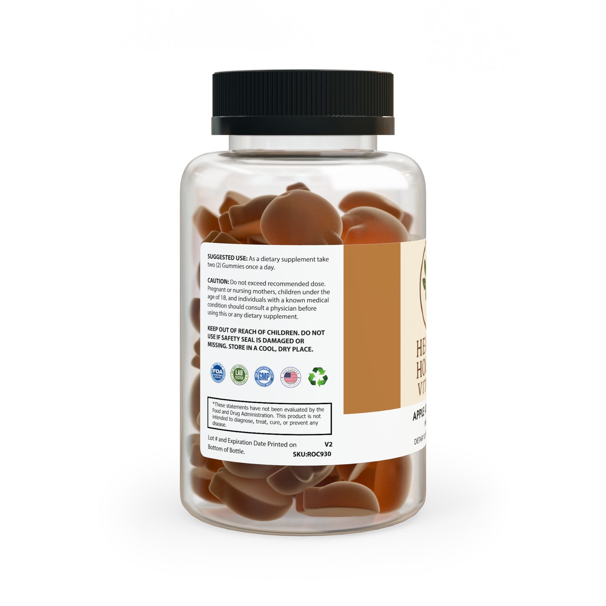 Apple Cider Vinegar Gummies (60 Gummies)