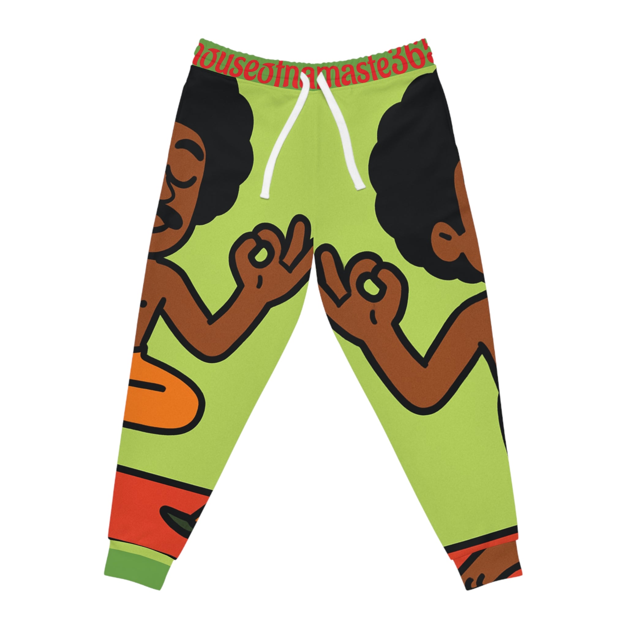 Meditation-Inspired Athletic Joggers, Yoga Pants, Relaxation Wear, Active Lifestyle Apparel, Gift for Wellness Enthusiasts