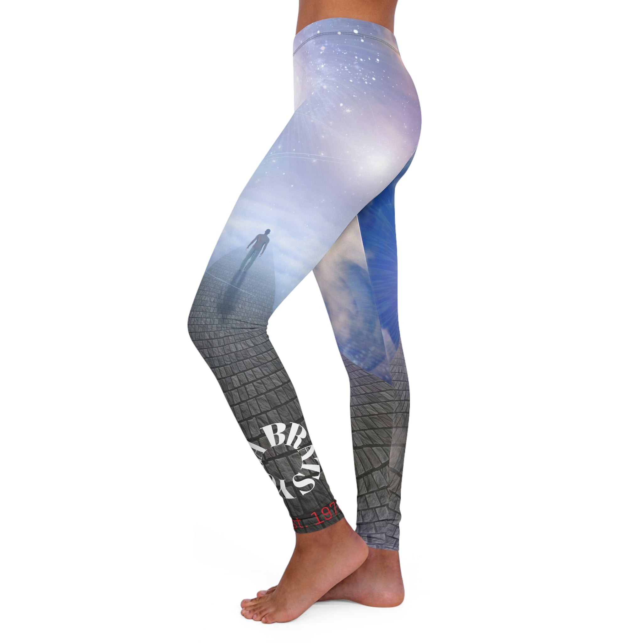 Yoga Brats Celestial Spandex Leggings for Women - Comfortable, Stylish, Perfect for Yoga, Workout, or Casual Wear - Gift for Fitness Lovers