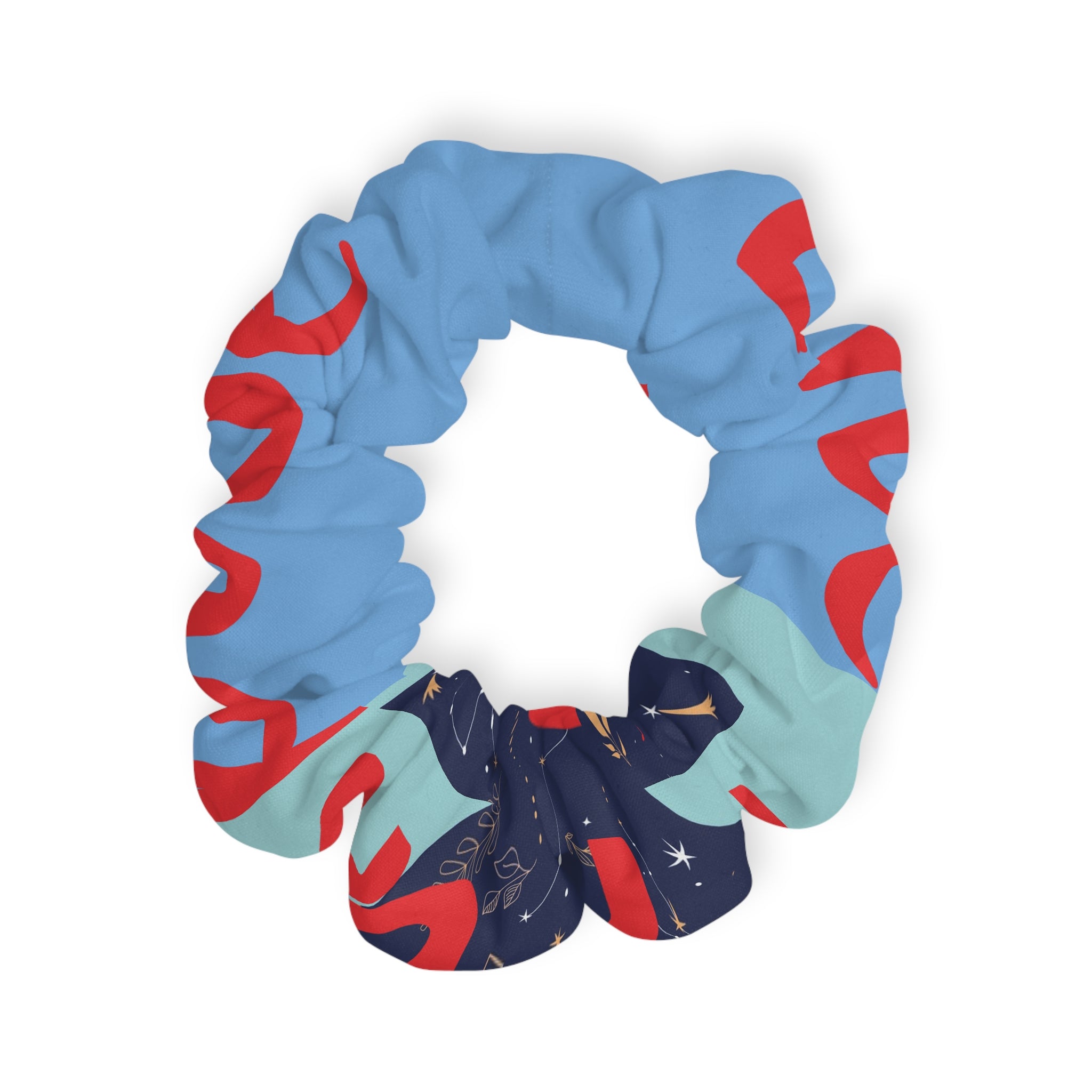 Vibrant Colorful Scrunchie, Stylish Hair Accessory, Perfect for Everyday Use, Gifts for Friends, Trendy Hair Tie