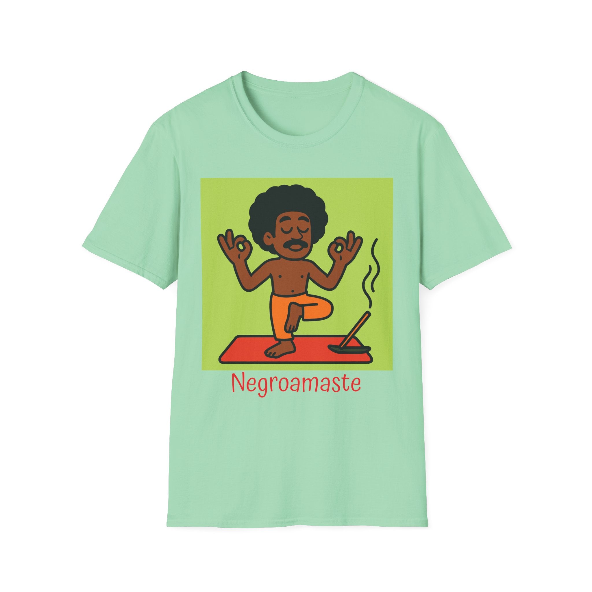 Yoga Brats "Negroamaste" T-Shirt, Unisex Yoga Tee, Funny Yoga Shirt, Namaste Shirt, Gift for Yoga Lovers, Relaxation. Top