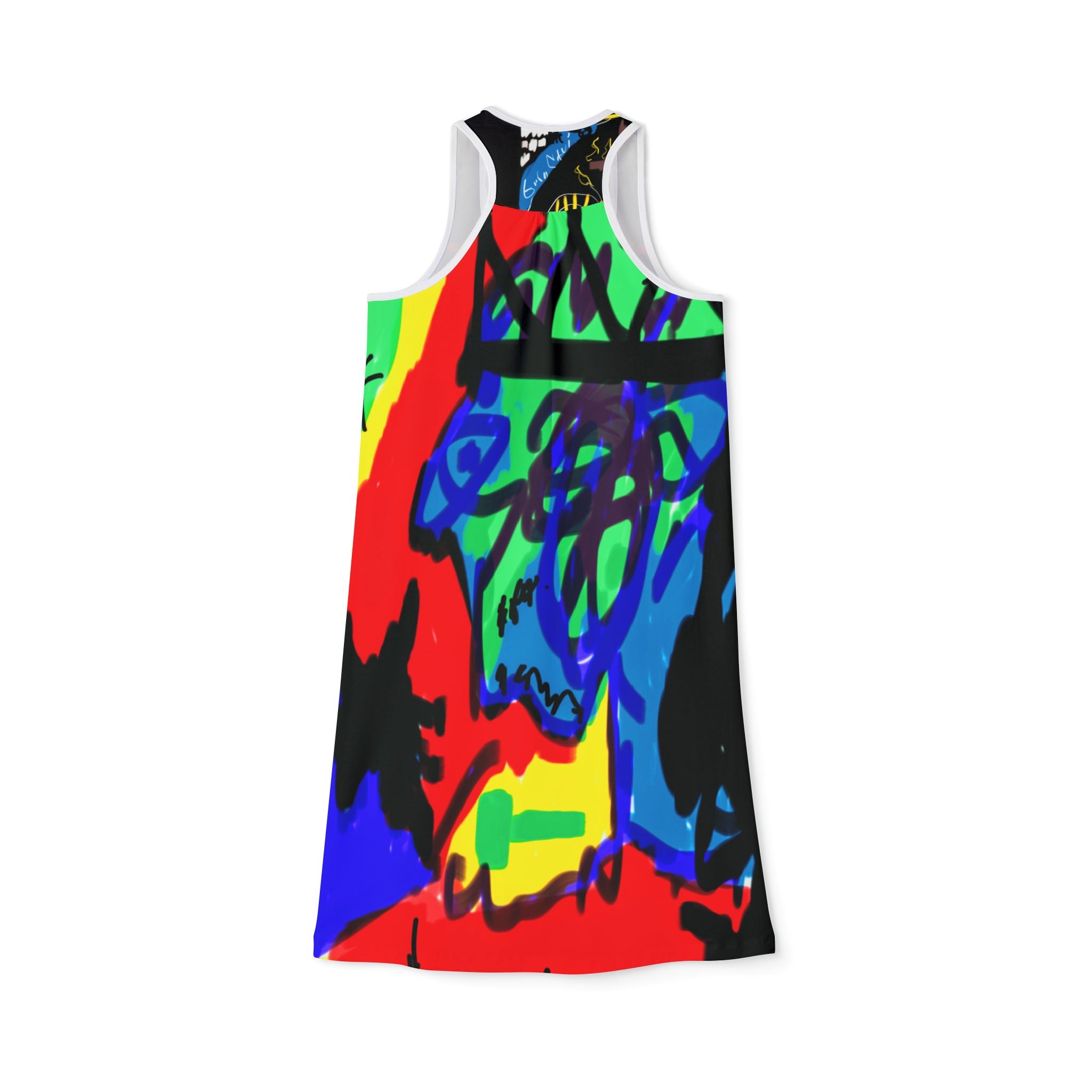 Abstract Giant "Guru K.A. Navi" blessed the Yoga Brats with another one of his designs! Thank you and much love brother. -Namaste-Artistic Dress - Unique Design, Summer Wear, Festival Fashion, Blissful Dress, Everyday Centering