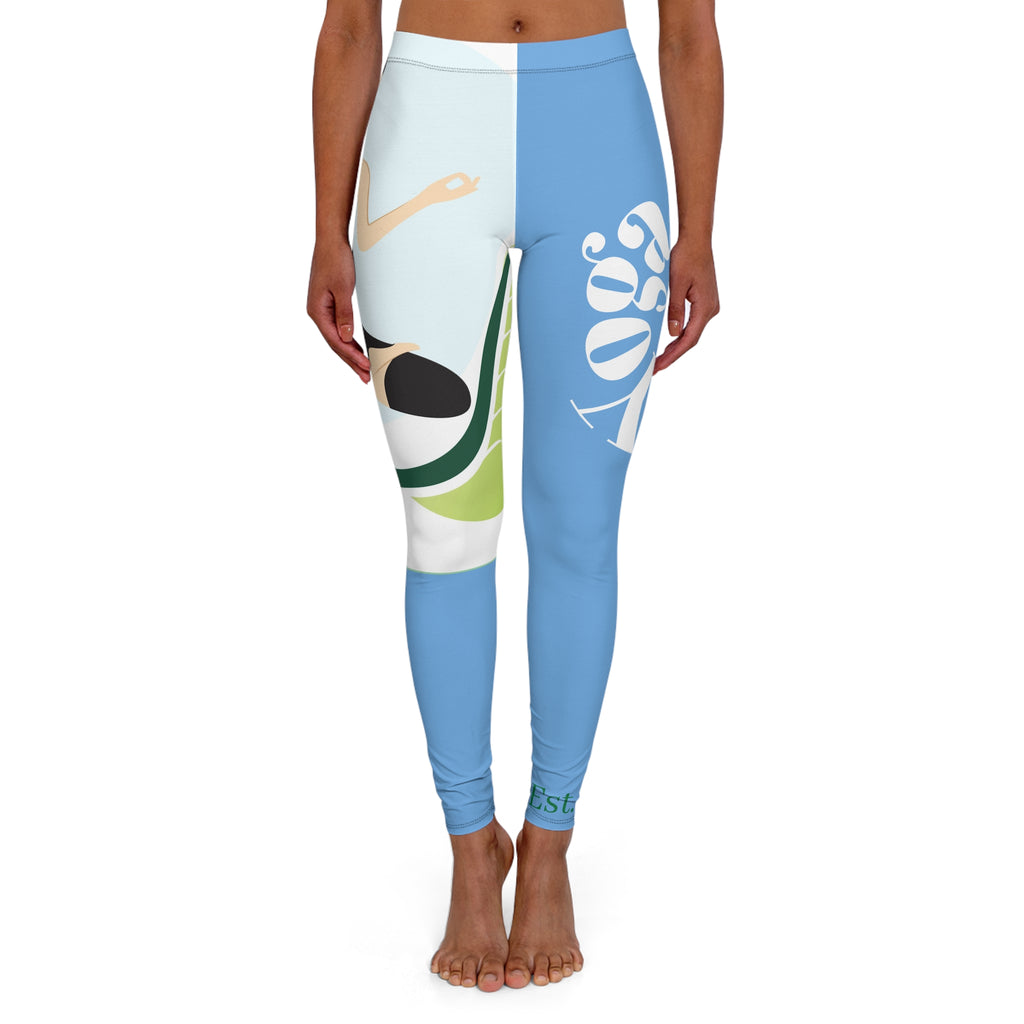 Yoga-Inspired Women's Casual Leggings, Comfortable Spandex Pants for Fitness, Yoga, Loungewear, Activewear, Gift for Her