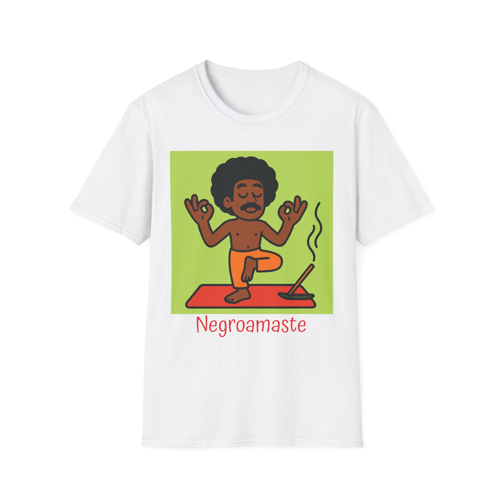 Yoga Brats "Negroamaste" T-Shirt, Unisex Yoga Tee, Funny Yoga Shirt, Namaste Shirt, Gift for Yoga Lovers, Relaxation. Top