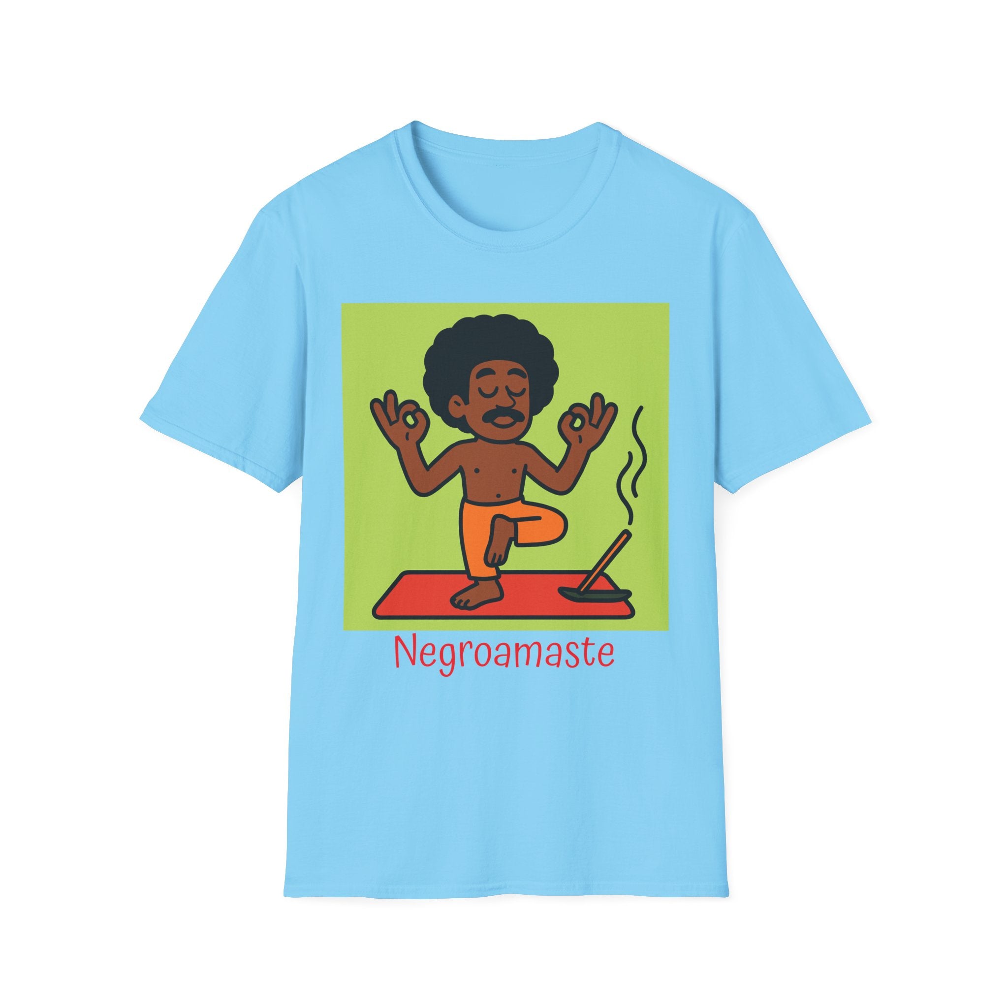 Yoga Brats "Negroamaste" T-Shirt, Unisex Yoga Tee, Funny Yoga Shirt, Namaste Shirt, Gift for Yoga Lovers, Relaxation. Top