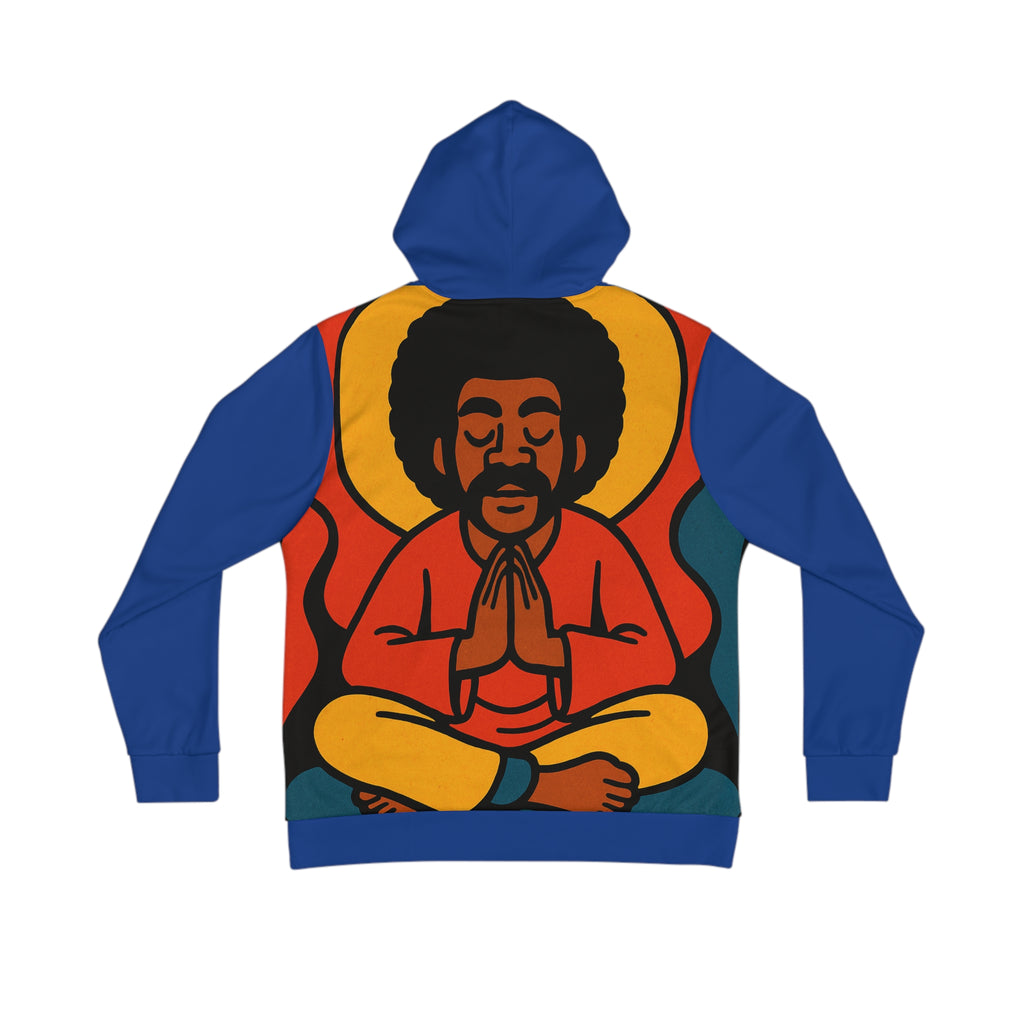 YOGA BRATS Meditative Men's Hoodie - Colorful Spiritual Design, Yoga Wear, Gift for Mindfulness, Streetwear, Relaxation Apparel