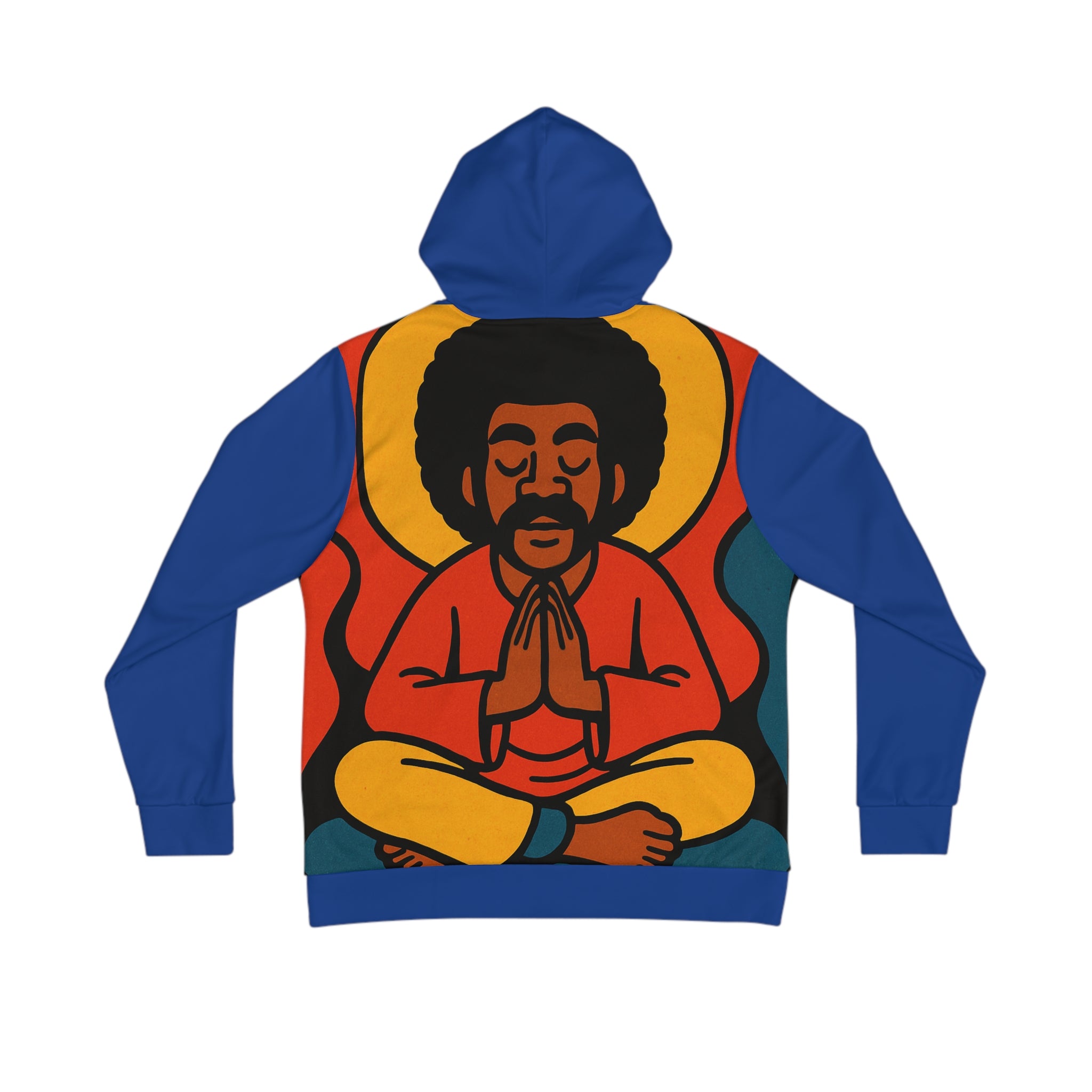 YOGA BRATS Meditative Men's Hoodie - Colorful Spiritual Design, Yoga Wear, Gift for Mindfulness, Streetwear, Relaxation Apparel