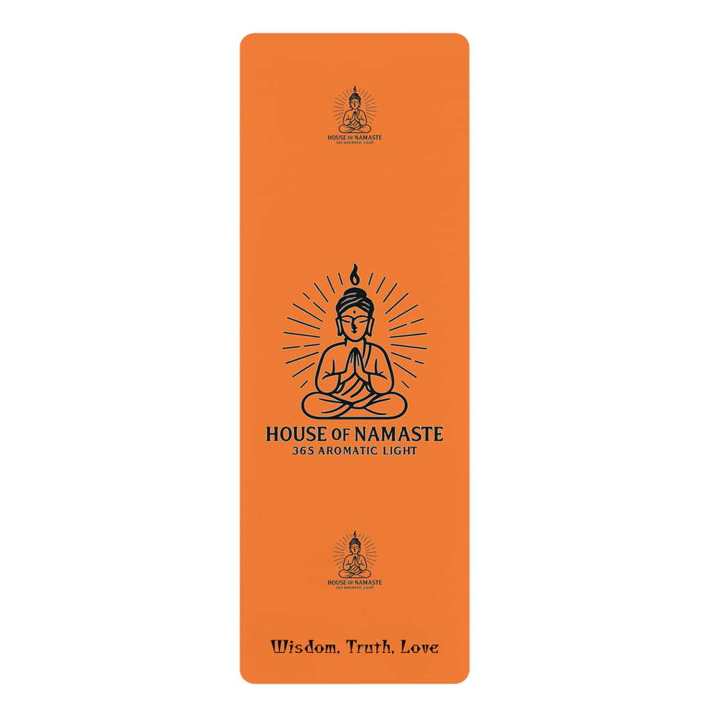 Inspirational House of Namaste 365 Yoga Mat - House of Namaste, Meditation Mat, Fitness Mat, Home Workout Accessory, Gift for Yogis