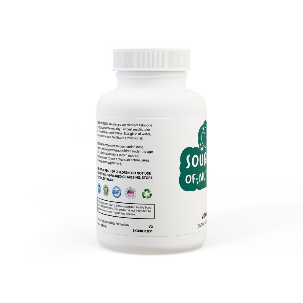 Vitamin K2 + D3 Supplement (60 Capsules)