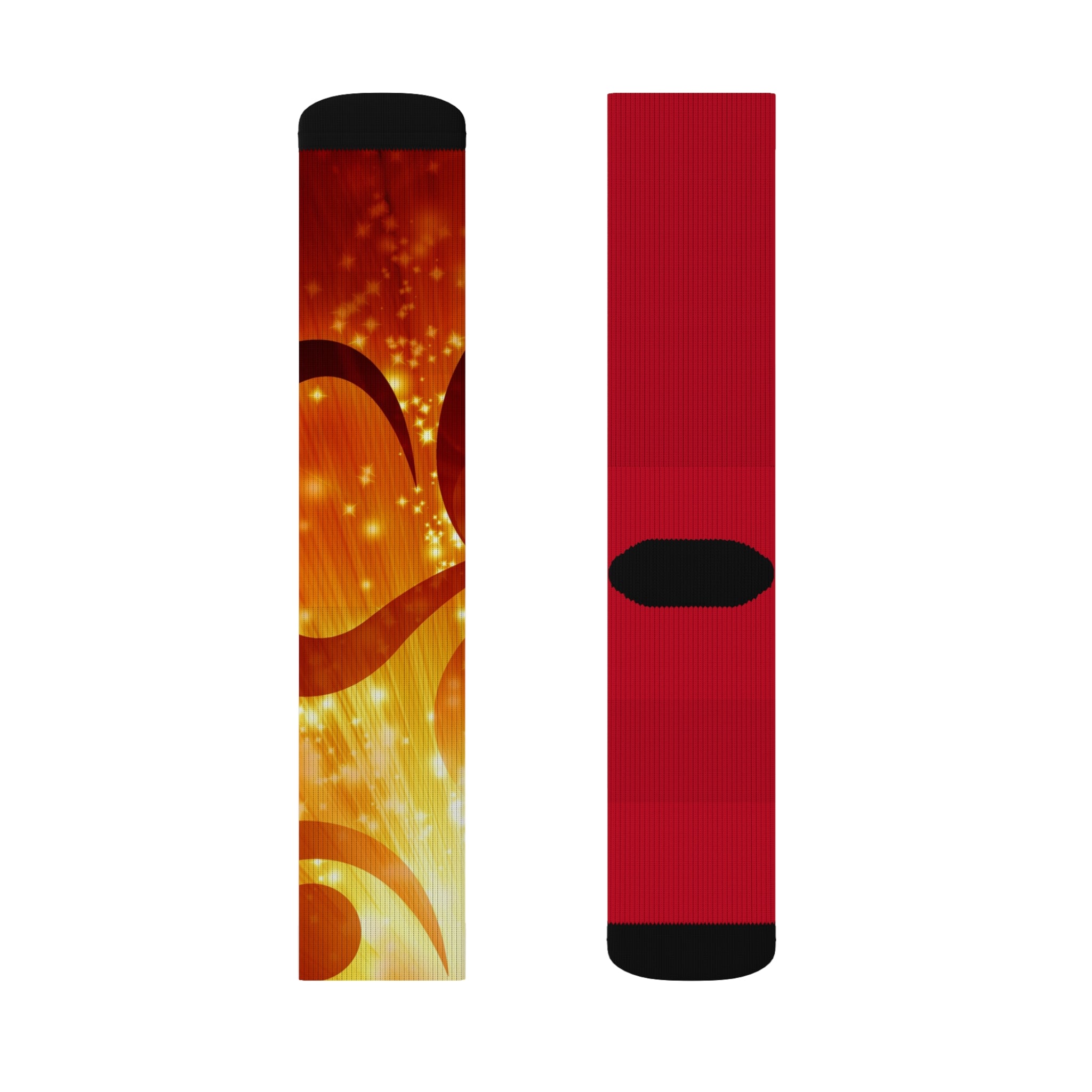 Yoga Brats Vibrant Sublimation Socks, Funky Patterned Crew Socks, Unique Gift for Her, Colorful Sports Socks, Fun Fashion Accessory