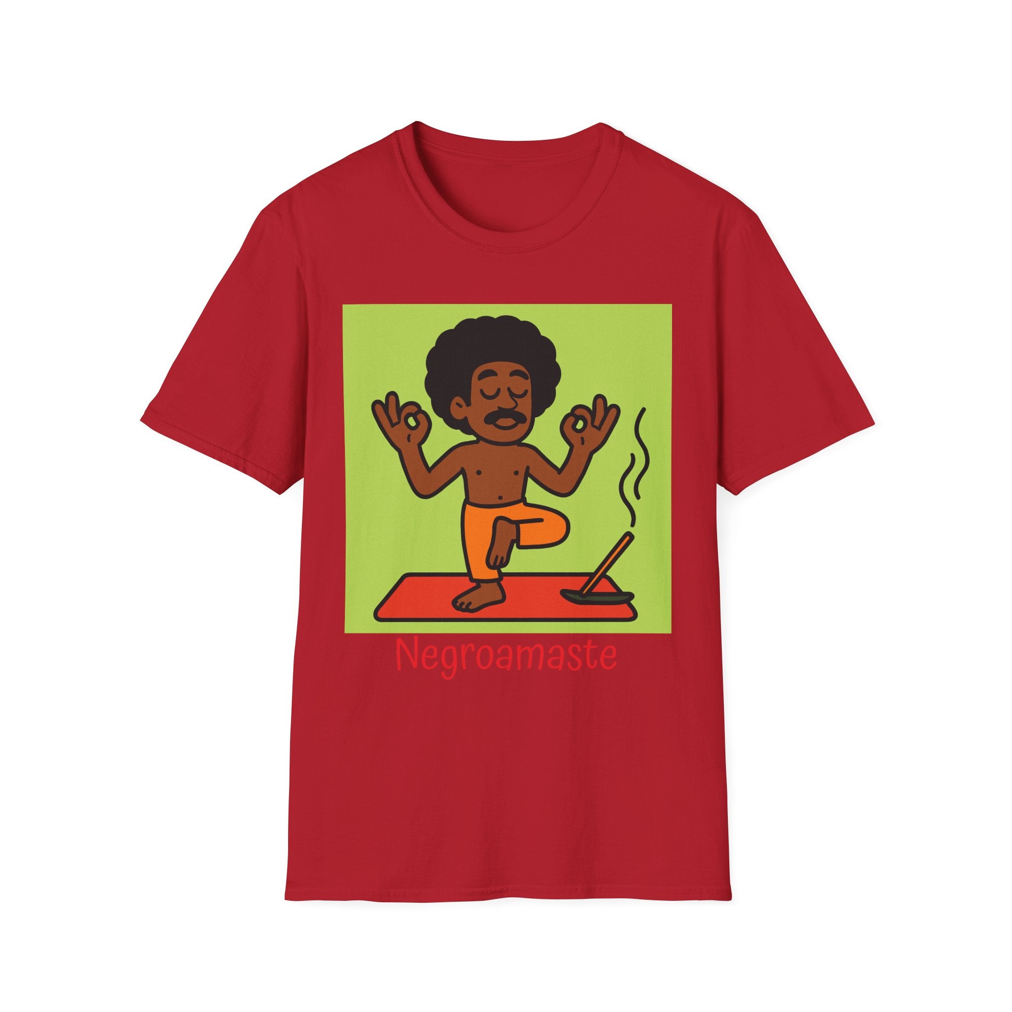 Yoga Brats "Negroamaste" T-Shirt, Unisex Yoga Tee, Funny Yoga Shirt, Namaste Shirt, Gift for Yoga Lovers, Relaxation. Top