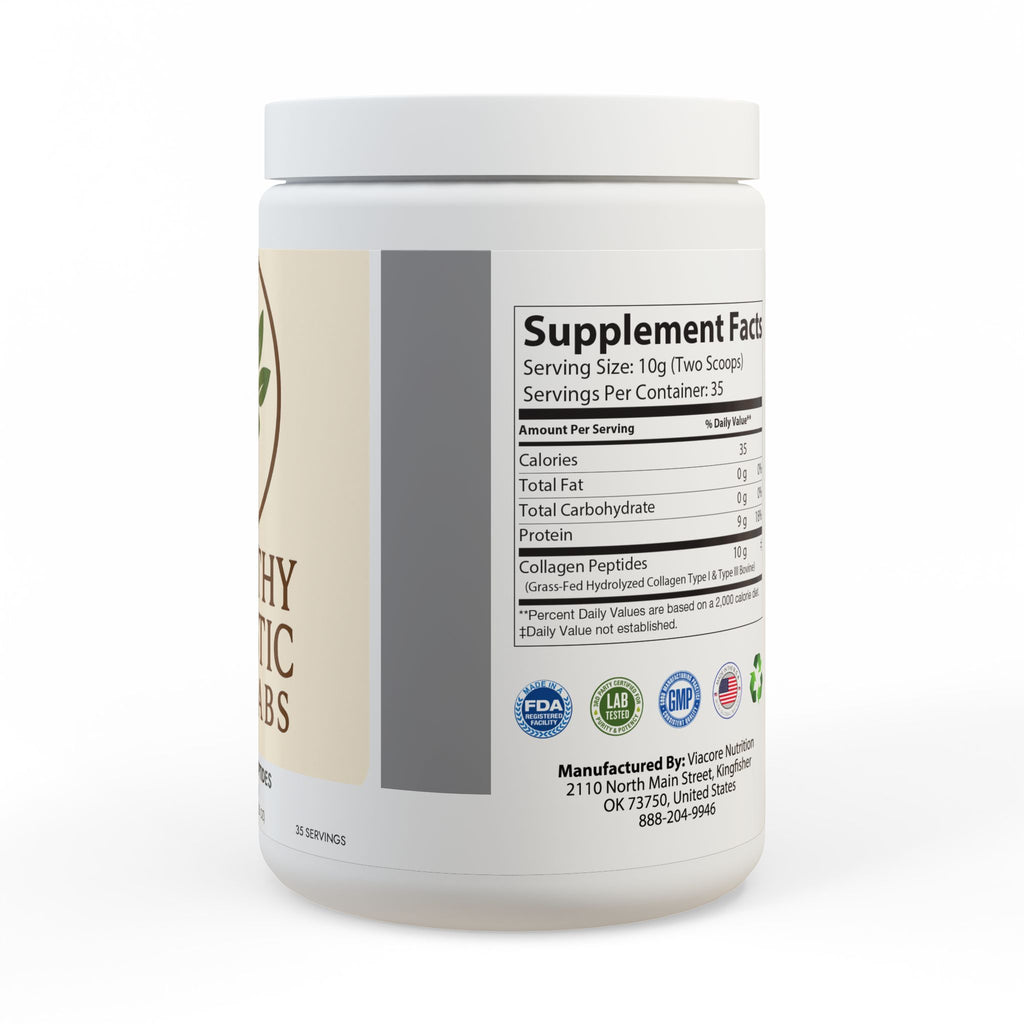 Collagen Peptides Type I & III Supplement (350g, 12.3oz)