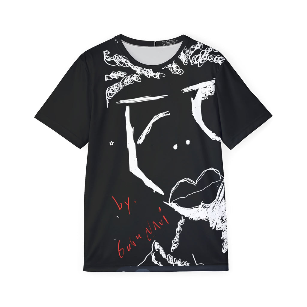 Men's Artistic Sports Jersey - Unique AOP Tee for Athletes, Sporty Casual Wear, Graphic Print Shirt, Gift for Sports Lovers