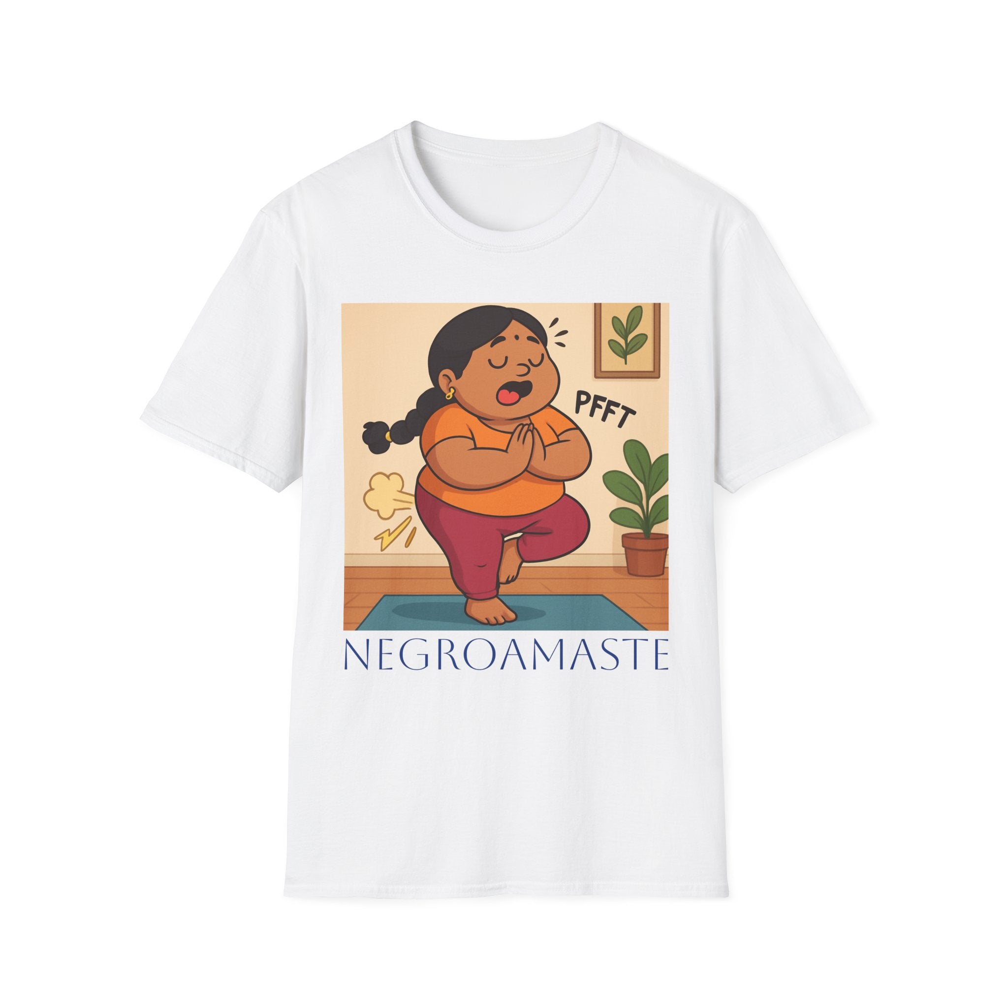 Unisex Yoga T-Shirt, Cozy Tee for Mindfulness, Relaxation Gift, Yoga Enthusiast Shirt, Humorous Gift for Friends