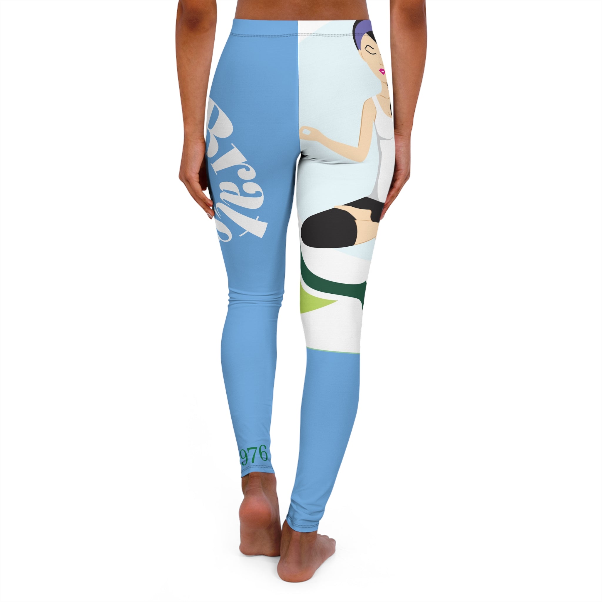 Yoga-Inspired Women's Casual Leggings, Comfortable Spandex Pants for Fitness, Yoga, Loungewear, Activewear, Gift for Her