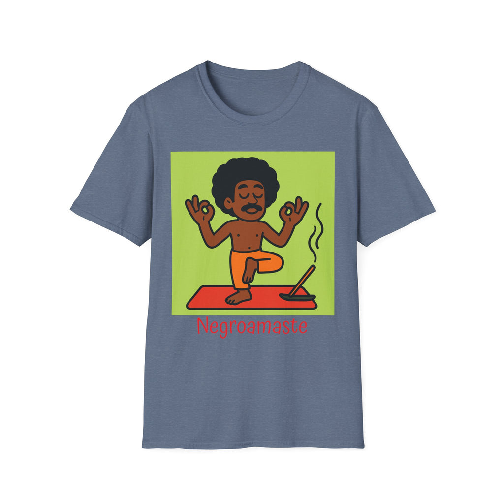 Yoga Brats "Negroamaste" T-Shirt, Unisex Yoga Tee, Funny Yoga Shirt, Namaste Shirt, Gift for Yoga Lovers, Relaxation. Top