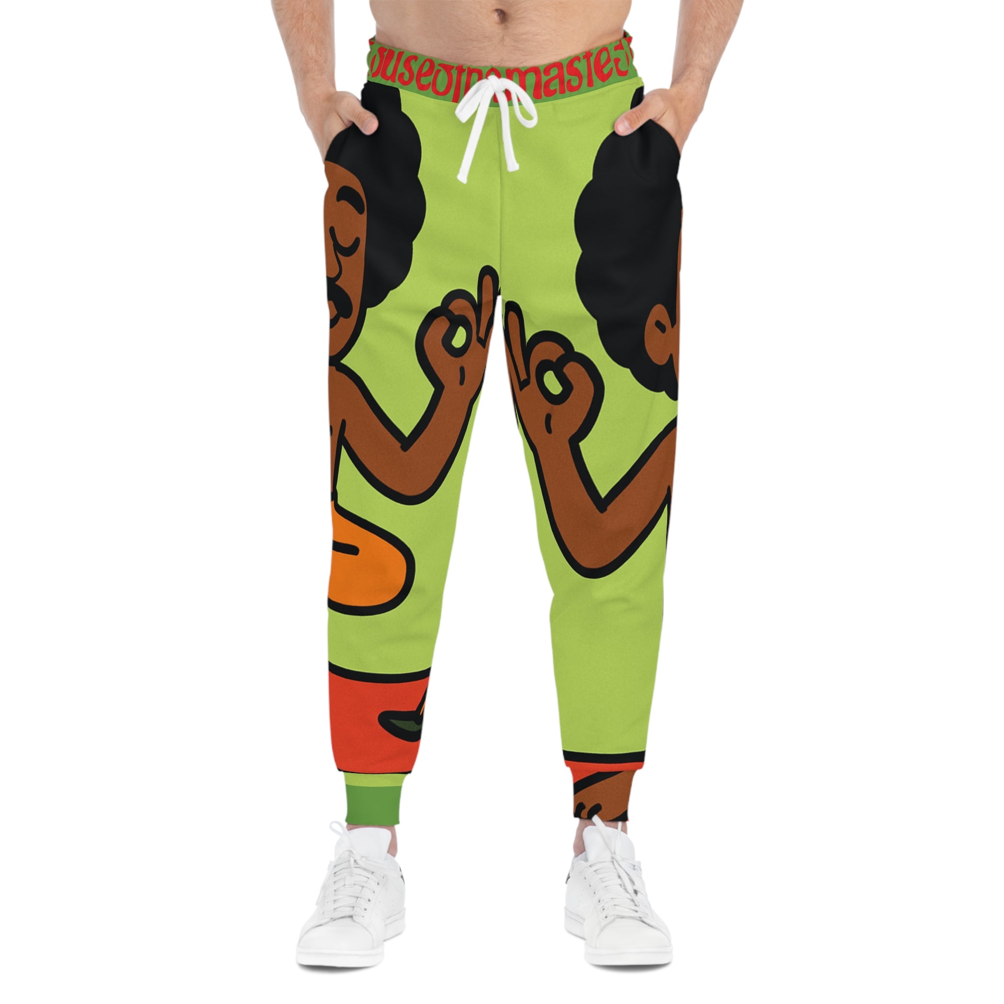 Meditation-Inspired Athletic Joggers, Yoga Pants, Relaxation Wear, Active Lifestyle Apparel, Gift for Wellness Enthusiasts