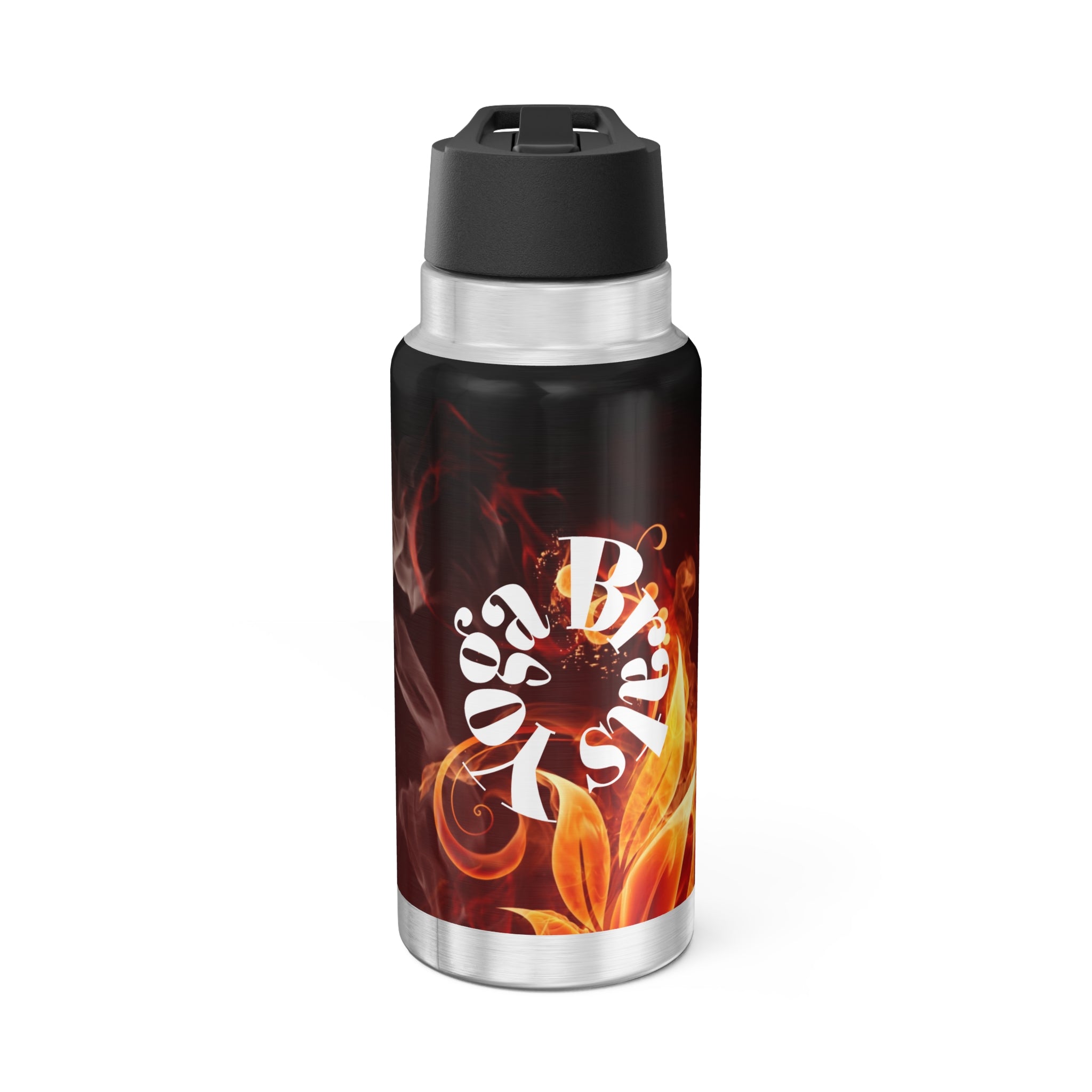 Gator Tumbler, 32oz - Yoga Brats Stylish Water Bottle for Gators Fans, Eco-Friendly Travel Mug, Sports & Outdoor Drinkware, Personalized Gifts