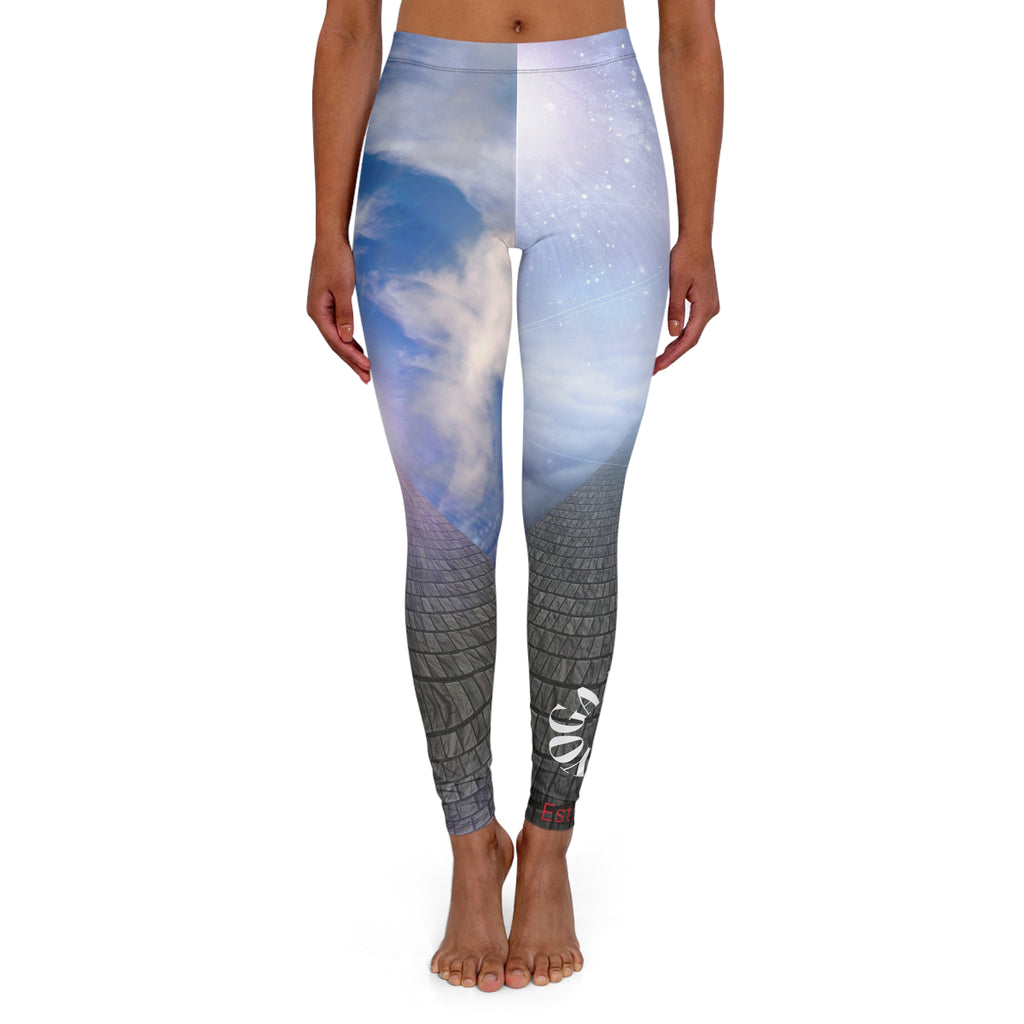 Yoga Brats Celestial Spandex Leggings for Women - Comfortable, Stylish, Perfect for Yoga, Workout, or Casual Wear - Gift for Fitness Lovers