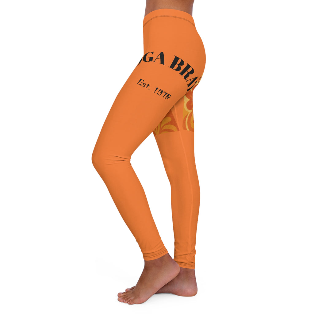YOGA BRATS women's Vibrant Floral Spandex Leggings, Casual Workout Leggings, Yoga Pants, Spring Activewear, Unique Gifts