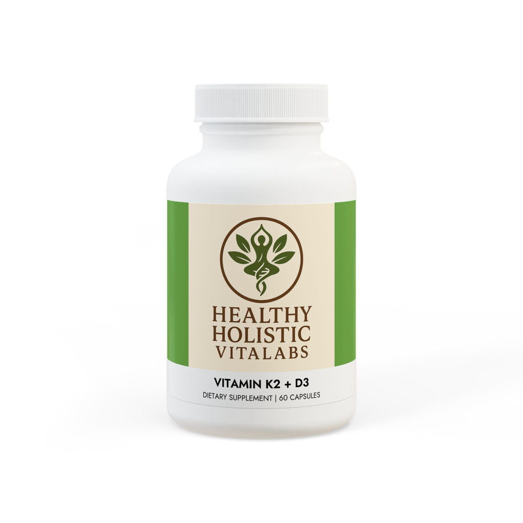 Vitamin K2 + D3 Supplement (60 Capsules)