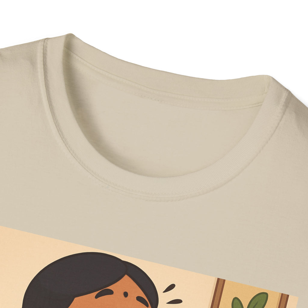 Unisex Yoga T-Shirt, Cozy Tee for Mindfulness, Relaxation Gift, Yoga Enthusiast Shirt, Humorous Gift for Friends