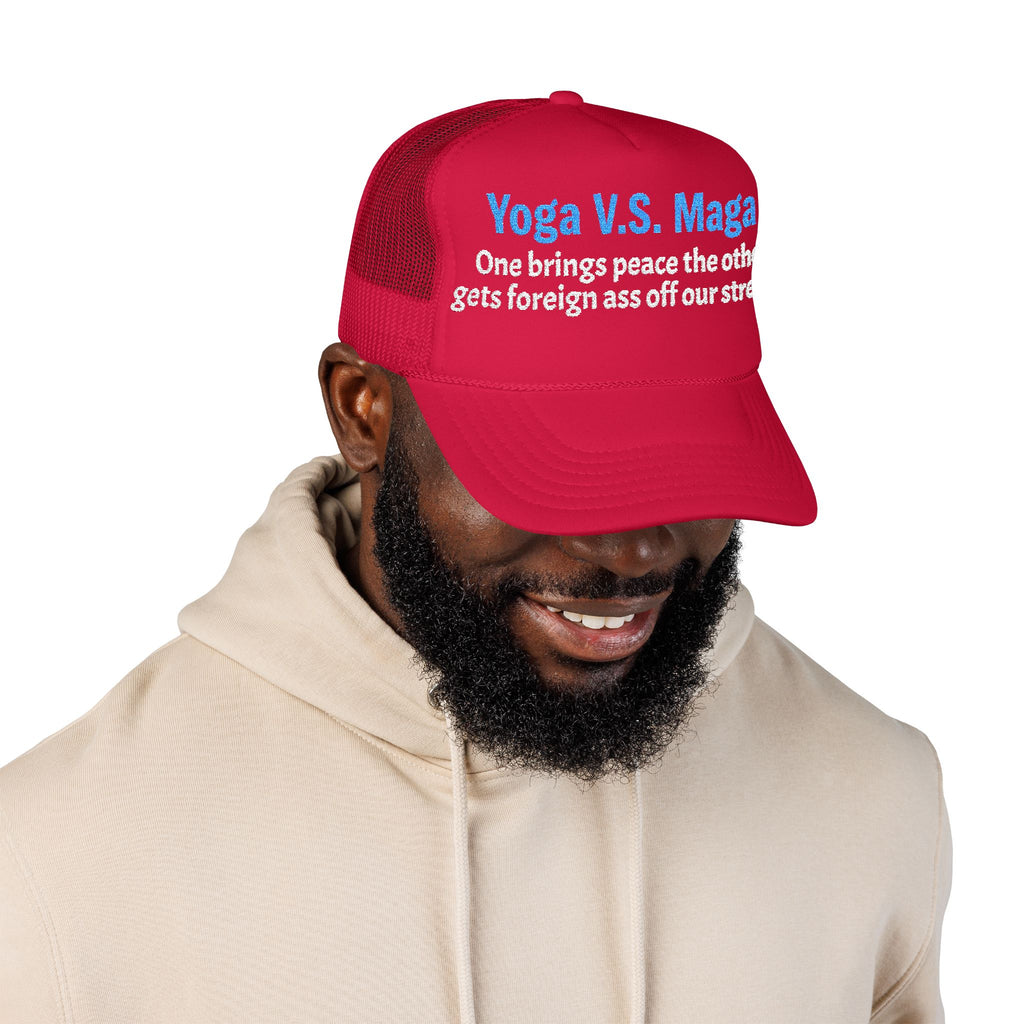 Yoga V.S. Maga truth be told hat - Stylish Embroidered Cap for Yoga Lovers, Gifts for Activists, Casual Sun Protection, Trendy [...]