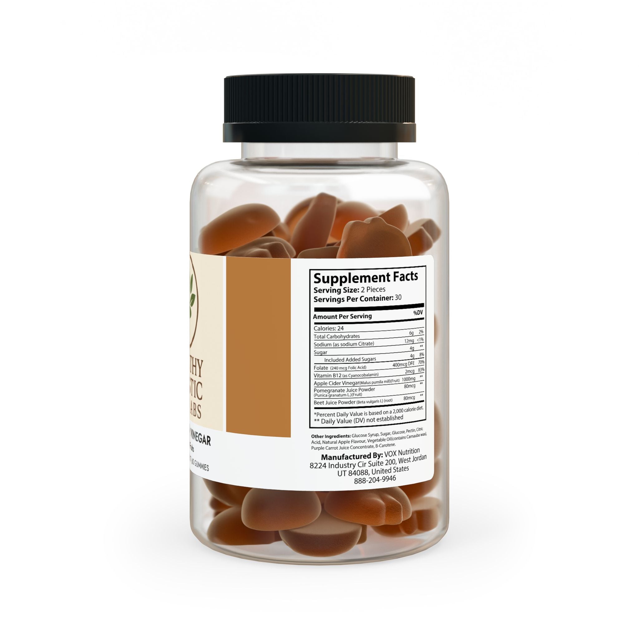 Apple Cider Vinegar Gummies (60 Gummies)