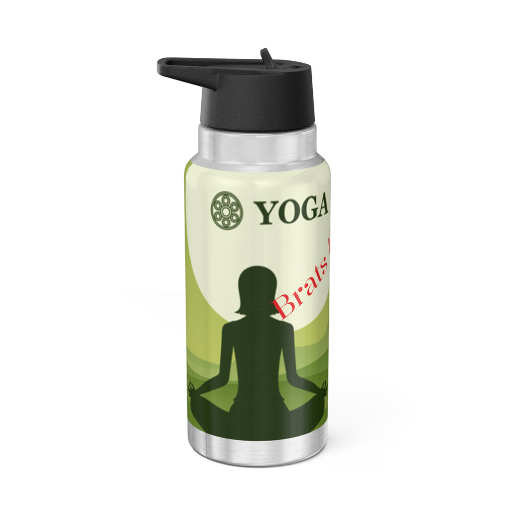 Yoga Brats Gator Tumbler - 32oz Hydration Bottle for Mindfulness, Fitness, and Meditation - Perfect Gift for Yogis, Athletes, and Wellness Lovers