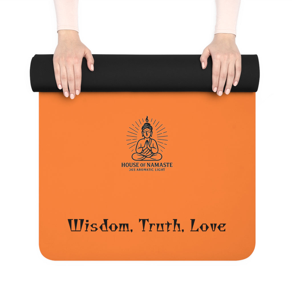 Inspirational House of Namaste 365 Yoga Mat - House of Namaste, Meditation Mat, Fitness Mat, Home Workout Accessory, Gift for Yogis