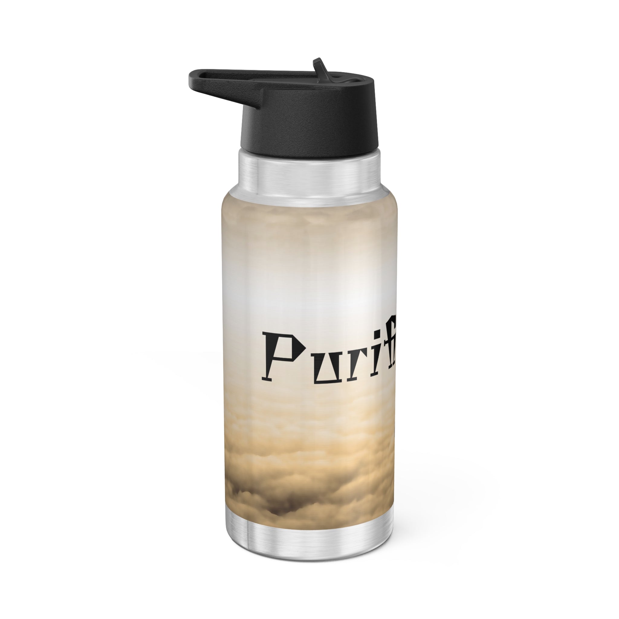 32oz Gator Tumbler - "Purification" Inspirational Travel Bottle, Perfect for Outdoor Adventures, Hydration on-the-go, Gifts for Nature Lovers, [...]