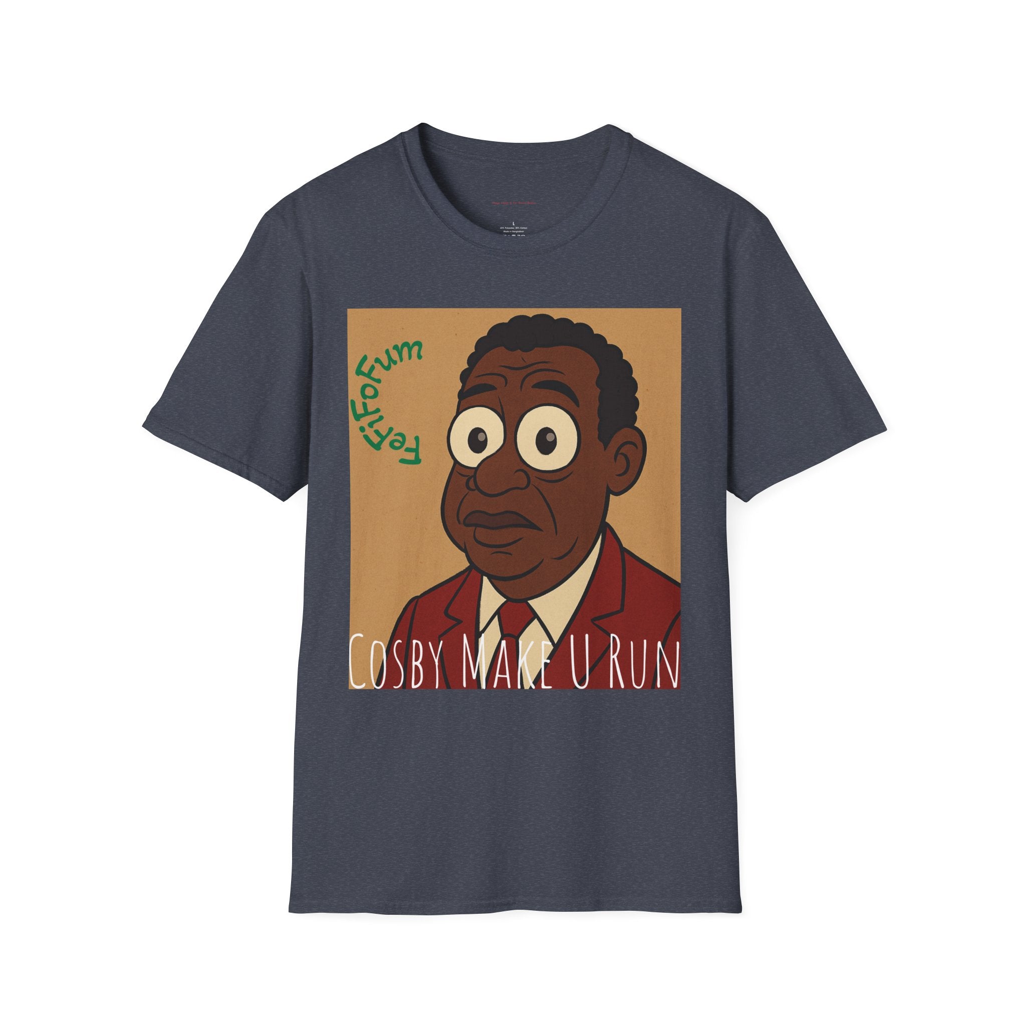 Cosby-themed Unisex Softstyle T-Shirt - Fun Graphic Tee for Humor Lovers, Perfect for Casual Wear, Gifts, Holidays, Parties, and Events