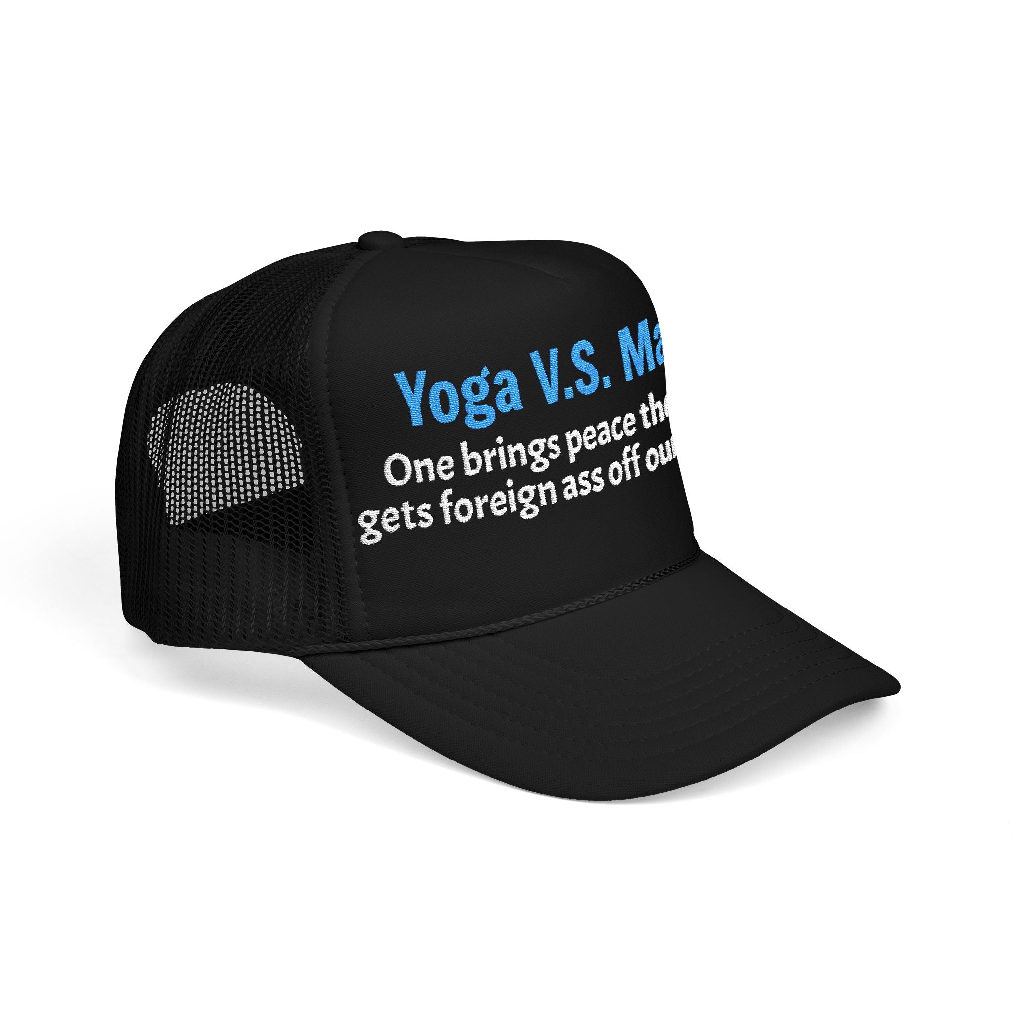 Yoga V.S. Maga truth be told hat - Stylish Embroidered Cap for Yoga Lovers, Gifts for Activists, Casual Sun Protection, Trendy [...]