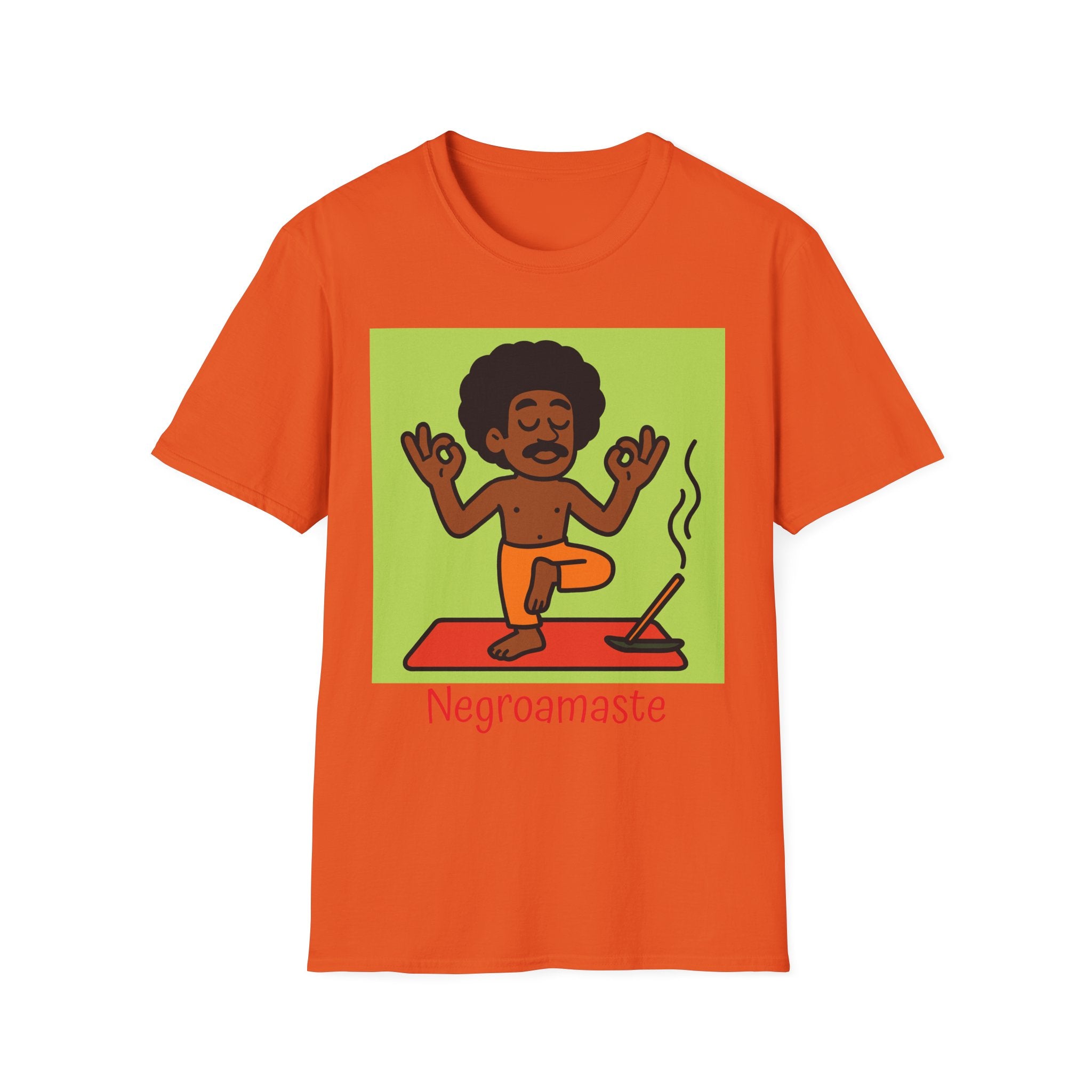 Yoga Brats "Negroamaste" T-Shirt, Unisex Yoga Tee, Funny Yoga Shirt, Namaste Shirt, Gift for Yoga Lovers, Relaxation. Top