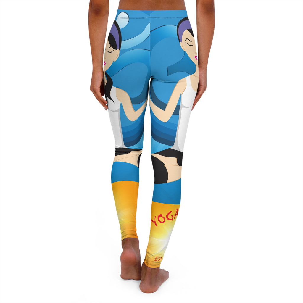 Yoga Brats Vibrant Unisex Yoga Leggings, Fun Athletic Wear, Gym Pants, Casual Fashion, Workout Leggings, Colorful Fitness Clothing