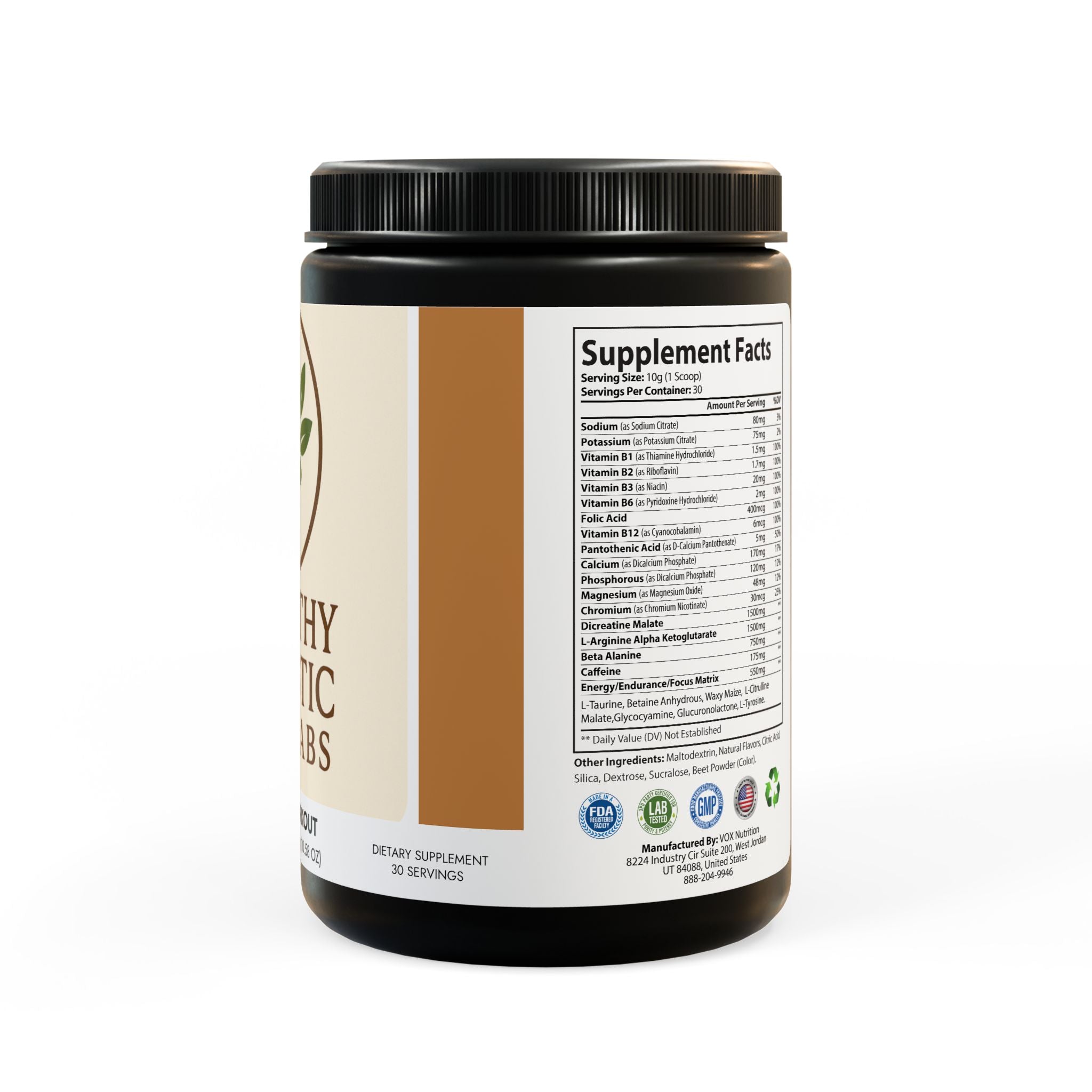 Pre-Workout Supplement, Watermelon (300g, 10.58oz)