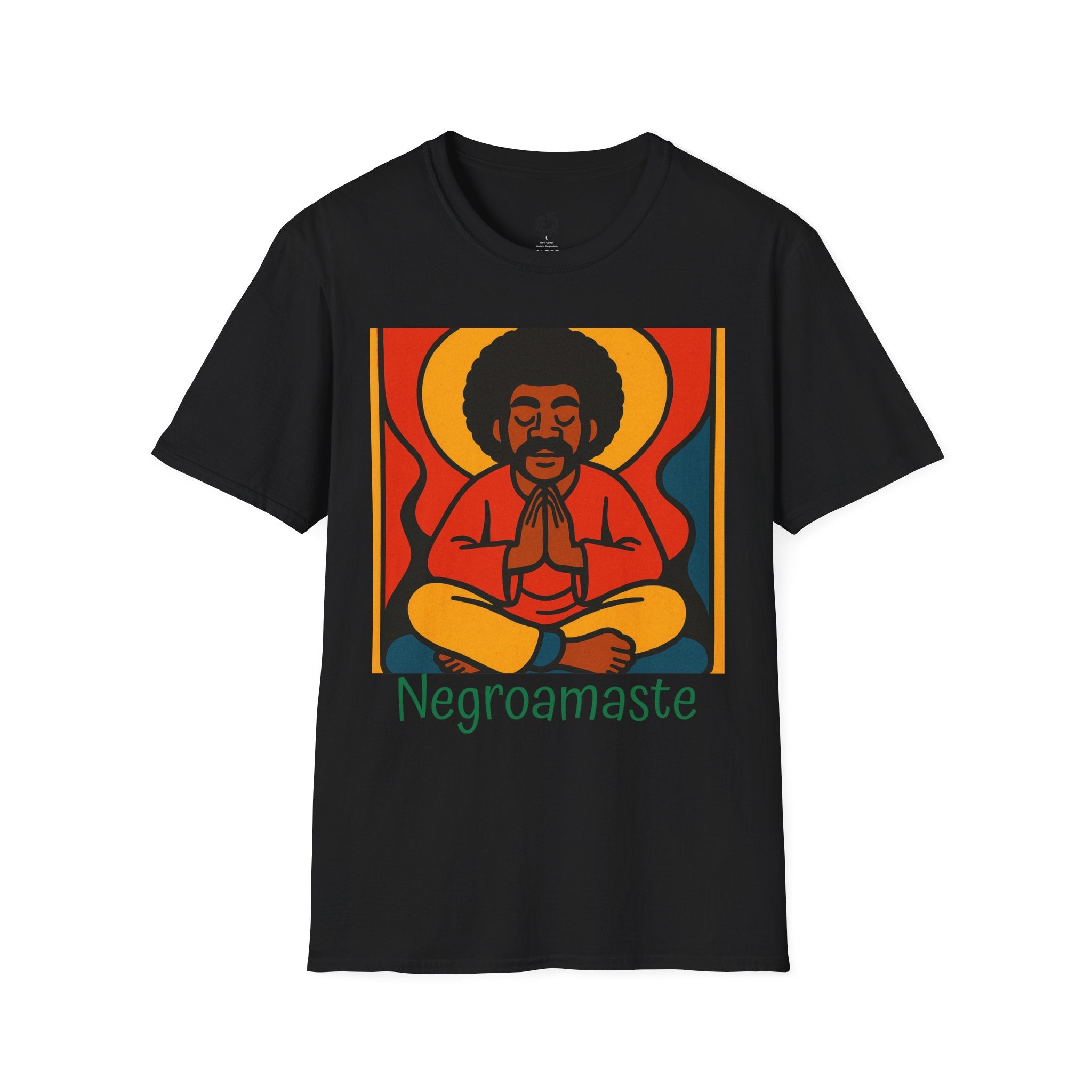 YOGA BRATS PRESENTS IT'S FIRST "NEGRONAMASTE COLLECTIBLE VINTAGE T-SHIRTS. VARIOUS COLORS THAT'S COMFORTABLE AND STYLISH!
