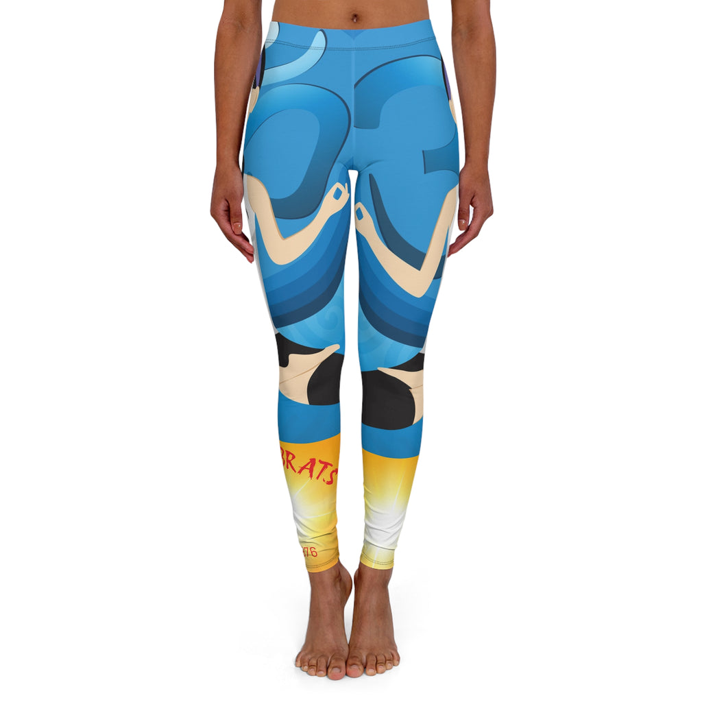 Yoga Brats Vibrant Unisex Yoga Leggings, Fun Athletic Wear, Gym Pants, Casual Fashion, Workout Leggings, Colorful Fitness Clothing