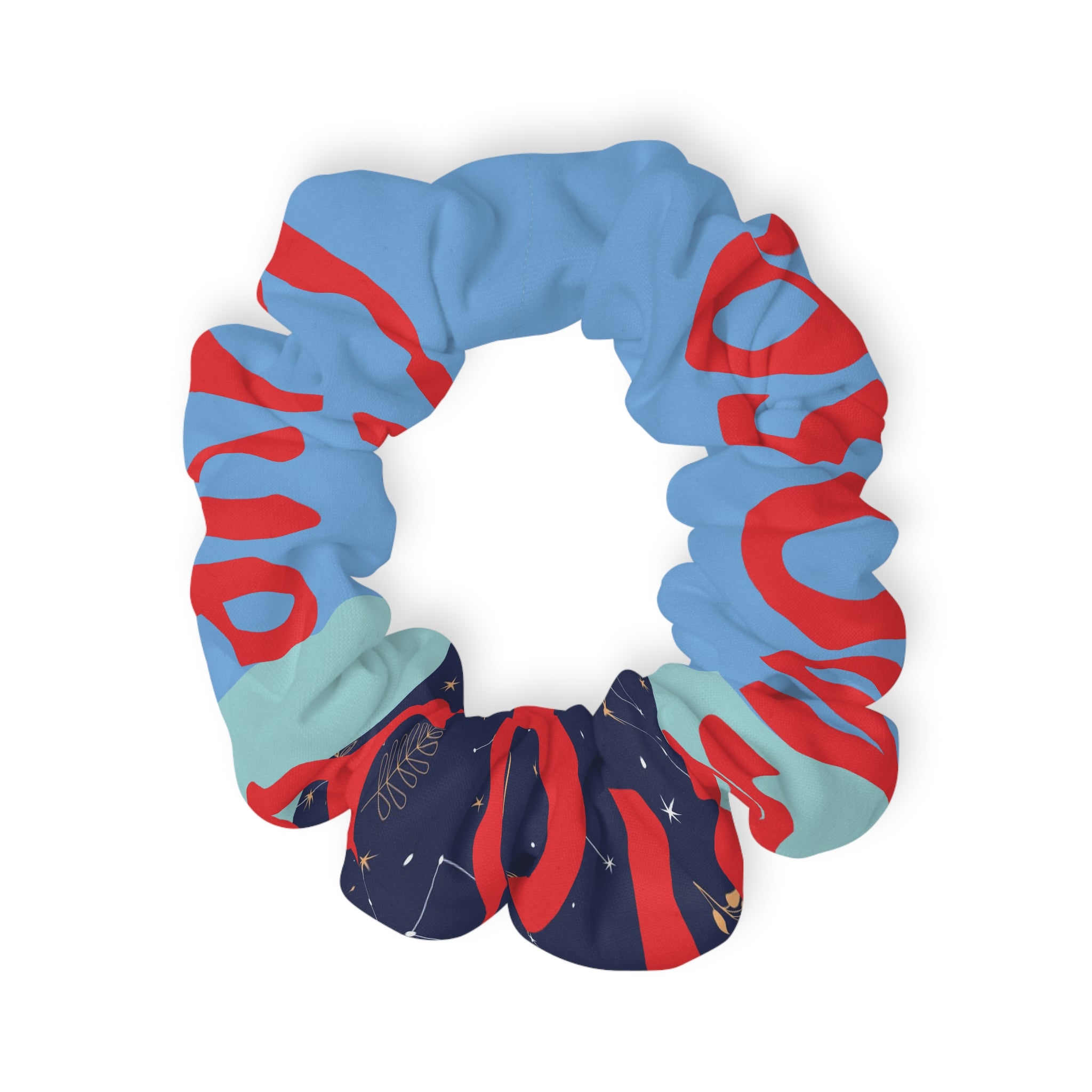 Vibrant Colorful Scrunchie, Stylish Hair Accessory, Perfect for Everyday Use, Gifts for Friends, Trendy Hair Tie