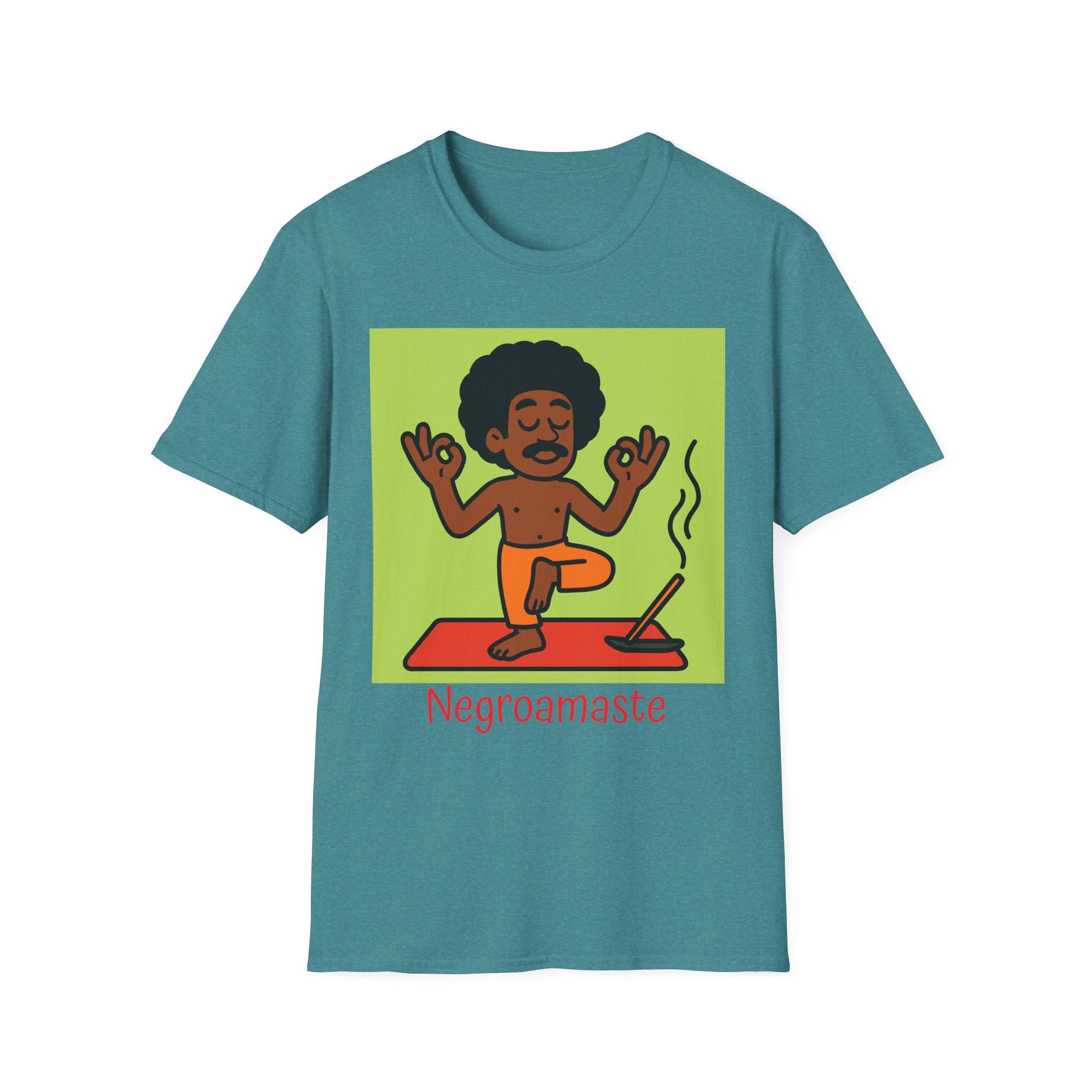 Yoga Brats "Negroamaste" T-Shirt, Unisex Yoga Tee, Funny Yoga Shirt, Namaste Shirt, Gift for Yoga Lovers, Relaxation. Top